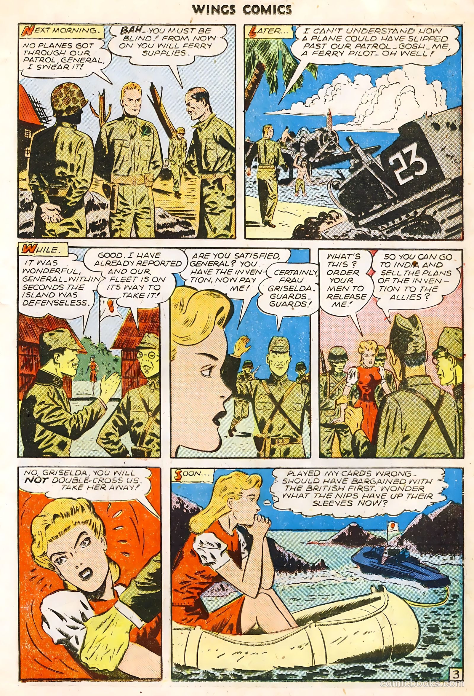 Wings Comics #64 (1945) — page 15 of 36