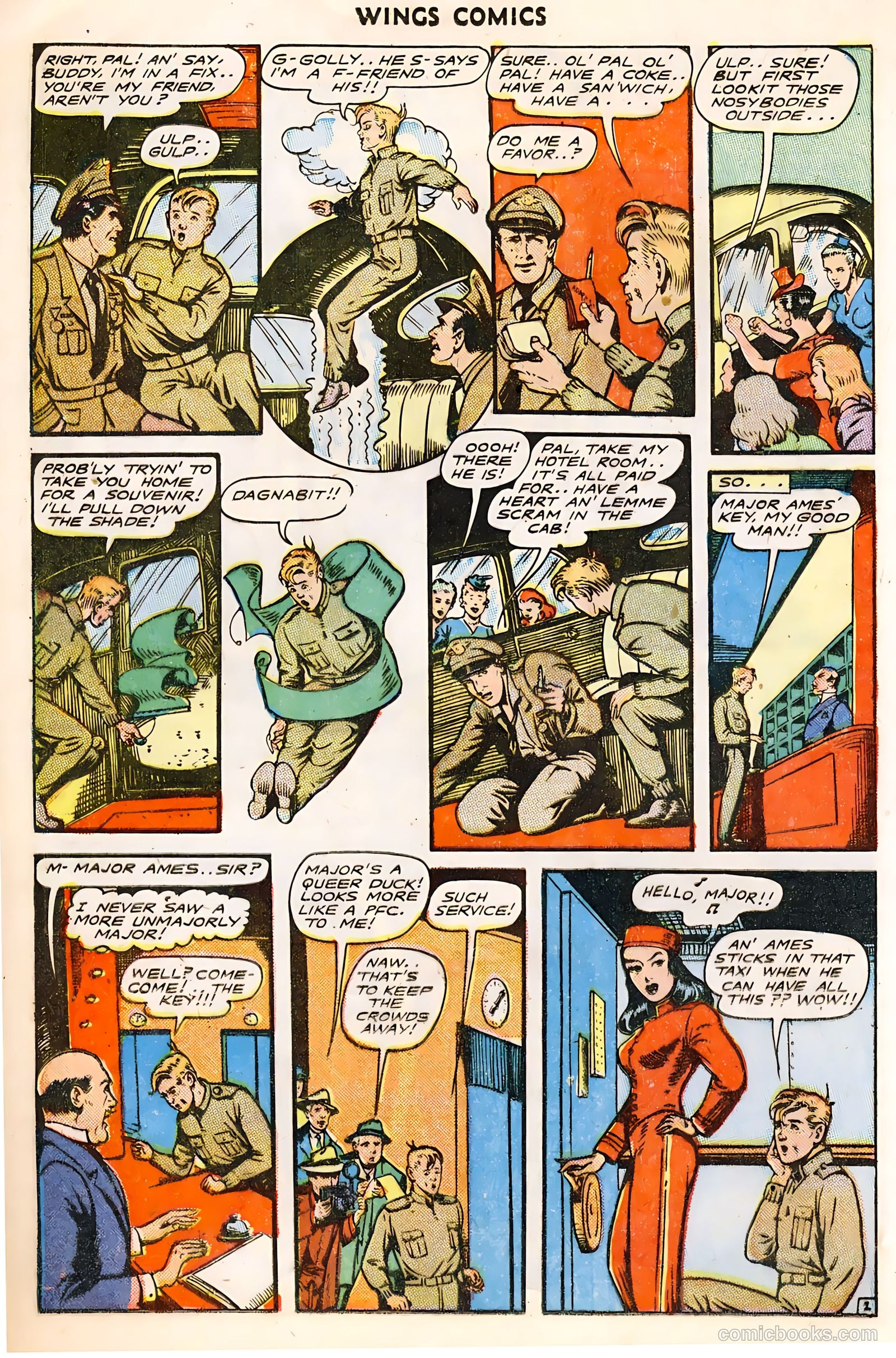 Wings Comics #64 (1945) — page 20 of 36