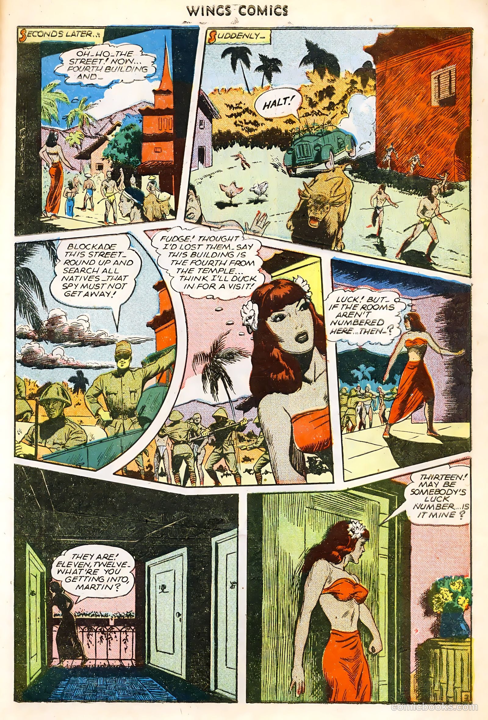 Wings Comics #64 (1945) — page 27 of 36