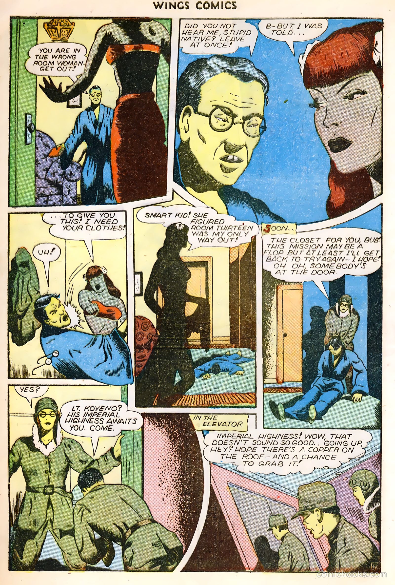 Wings Comics #64 (1945) — page 28 of 36