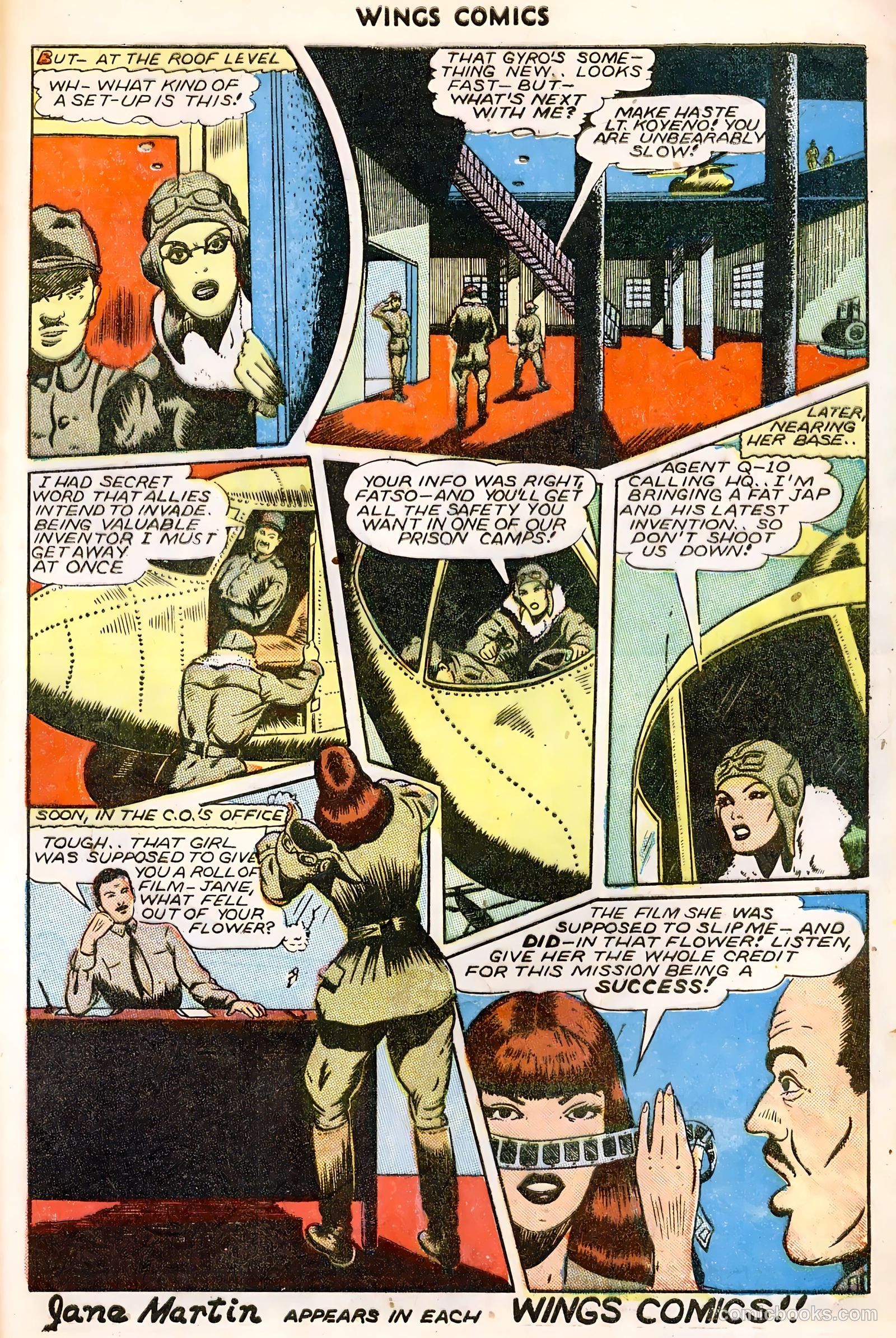 Wings Comics #64 (1945) — page 29 of 36