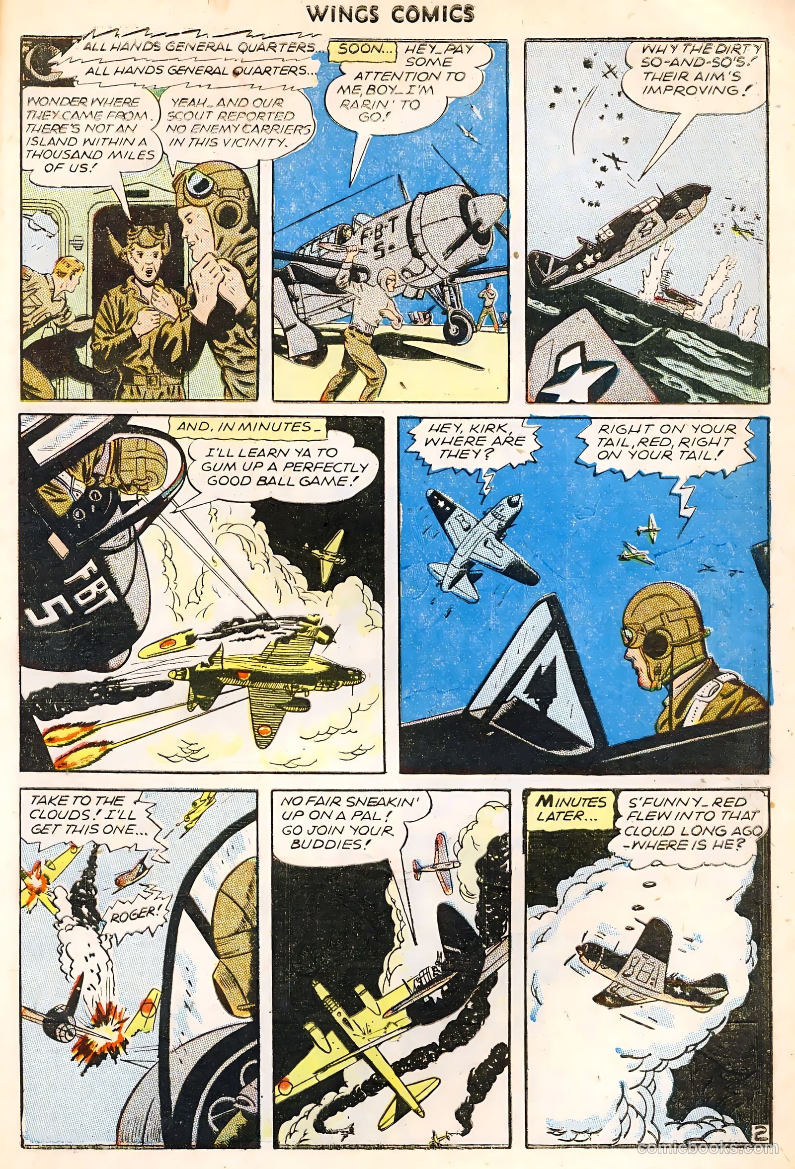 Wings Comics #64 (1945) — page 31 of 36