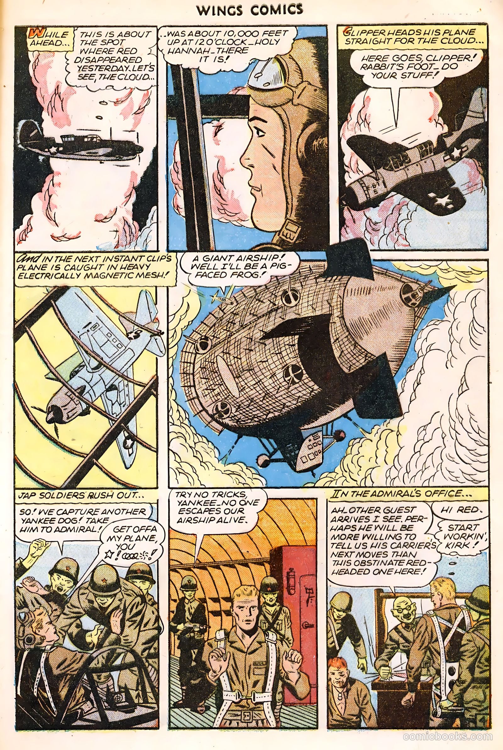 Wings Comics #64 (1945) — page 33 of 36