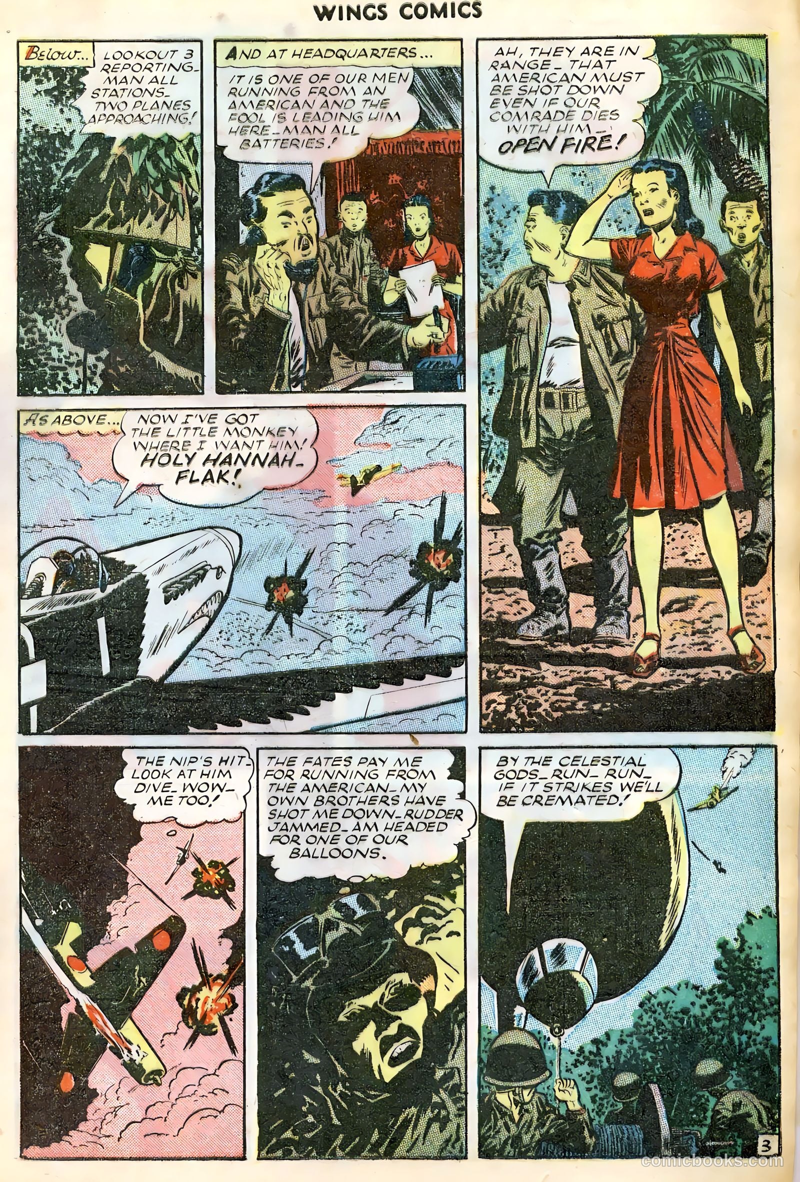 Wings Comics #65 (1946) — page 5 of 36