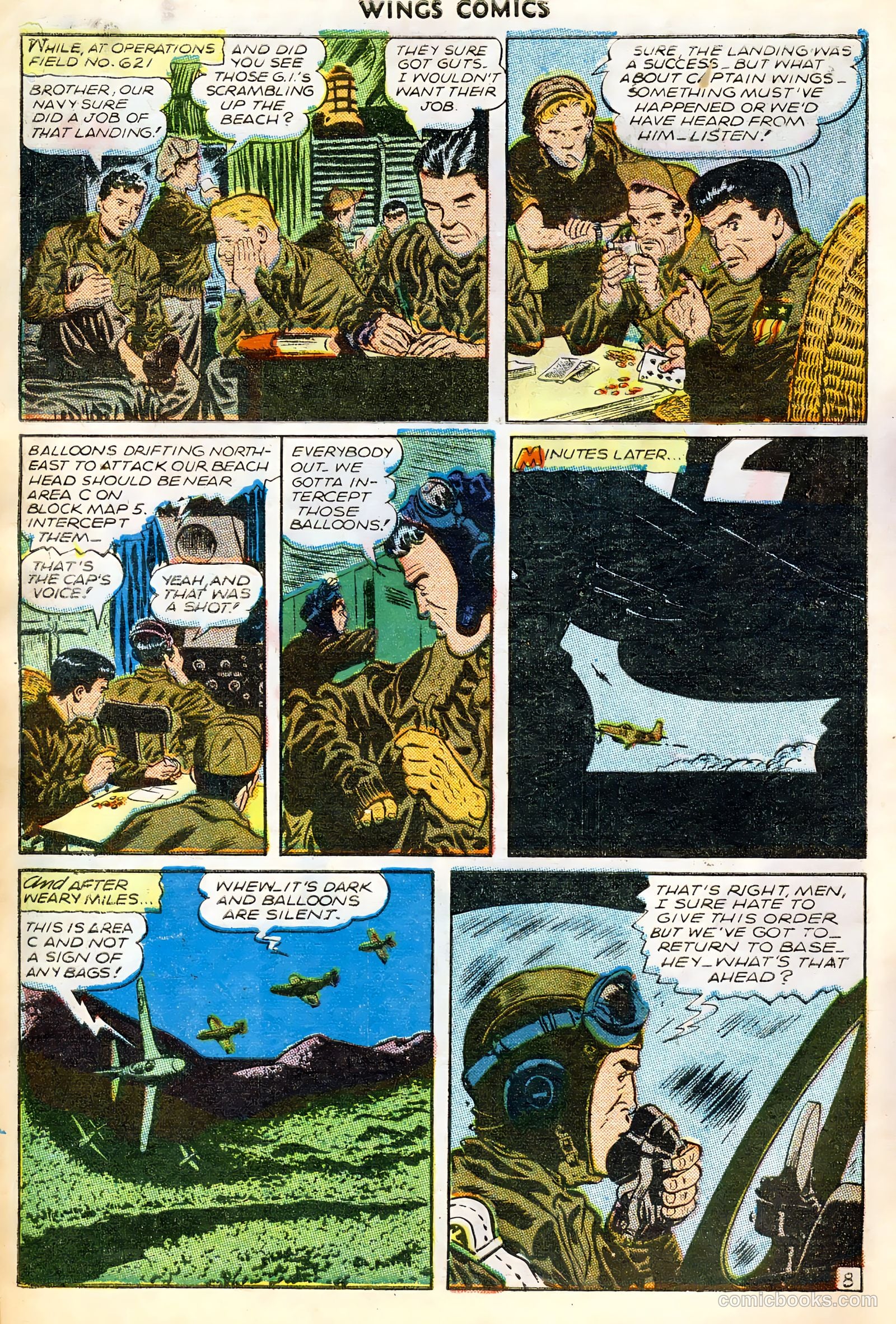 Wings Comics #65 (1946) — page 10 of 36