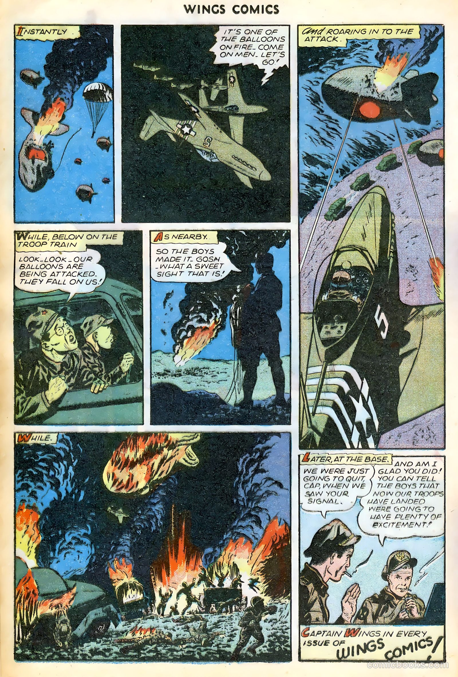 Wings Comics #65 (1946) — page 12 of 36