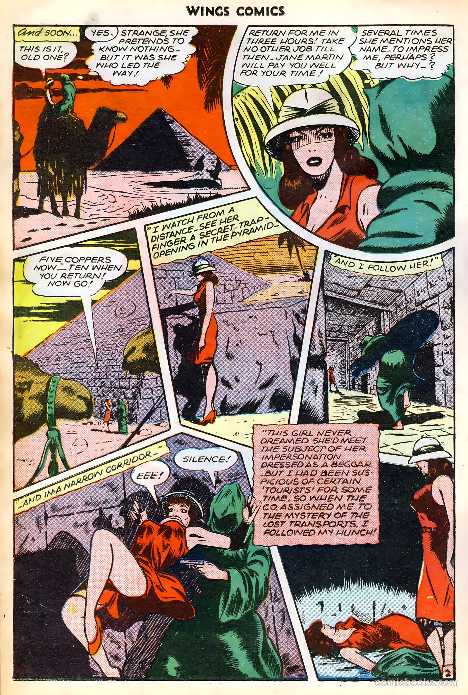 Wings Comics #65 (1946) — page 14 of 36