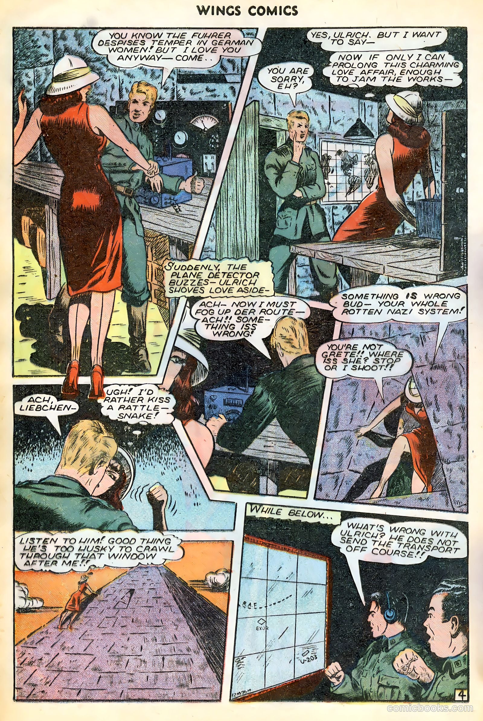 Wings Comics #65 (1946) — page 16 of 36