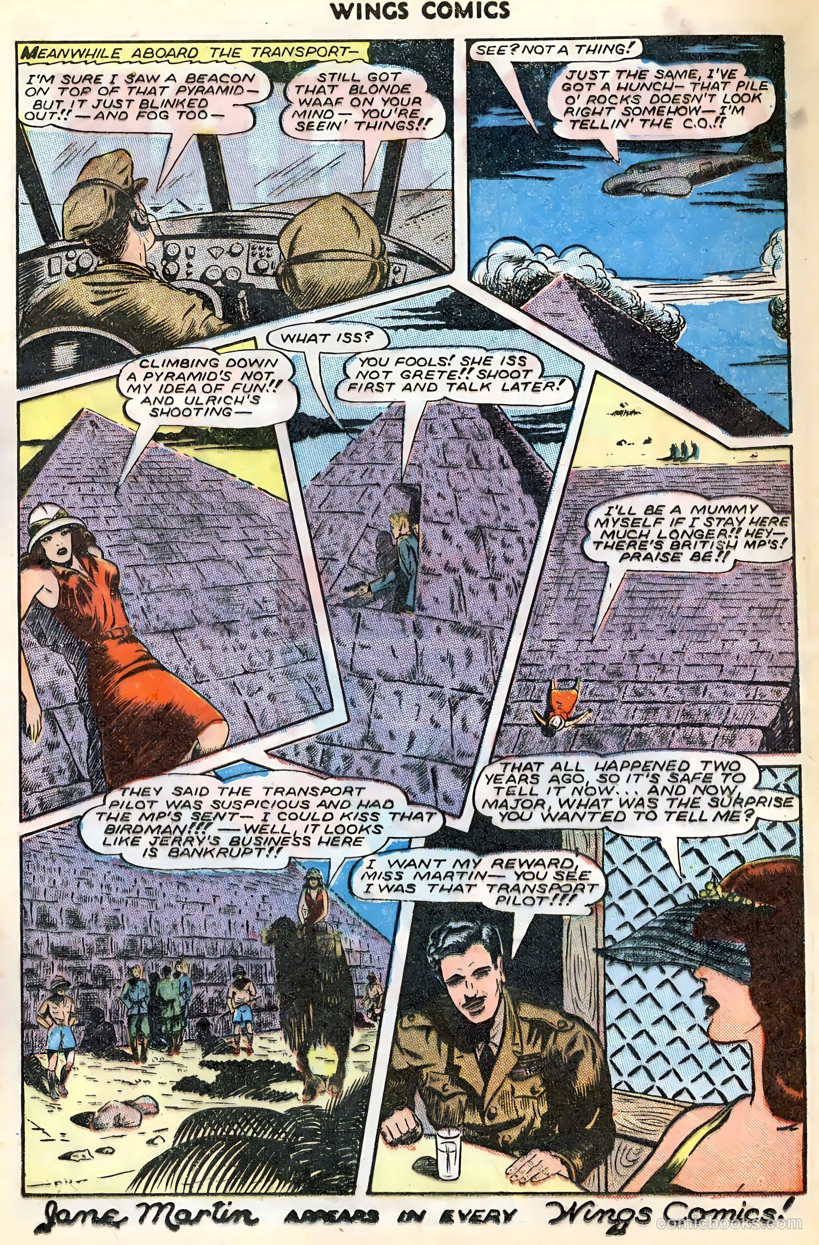 Wings Comics #65 (1946) — page 17 of 36