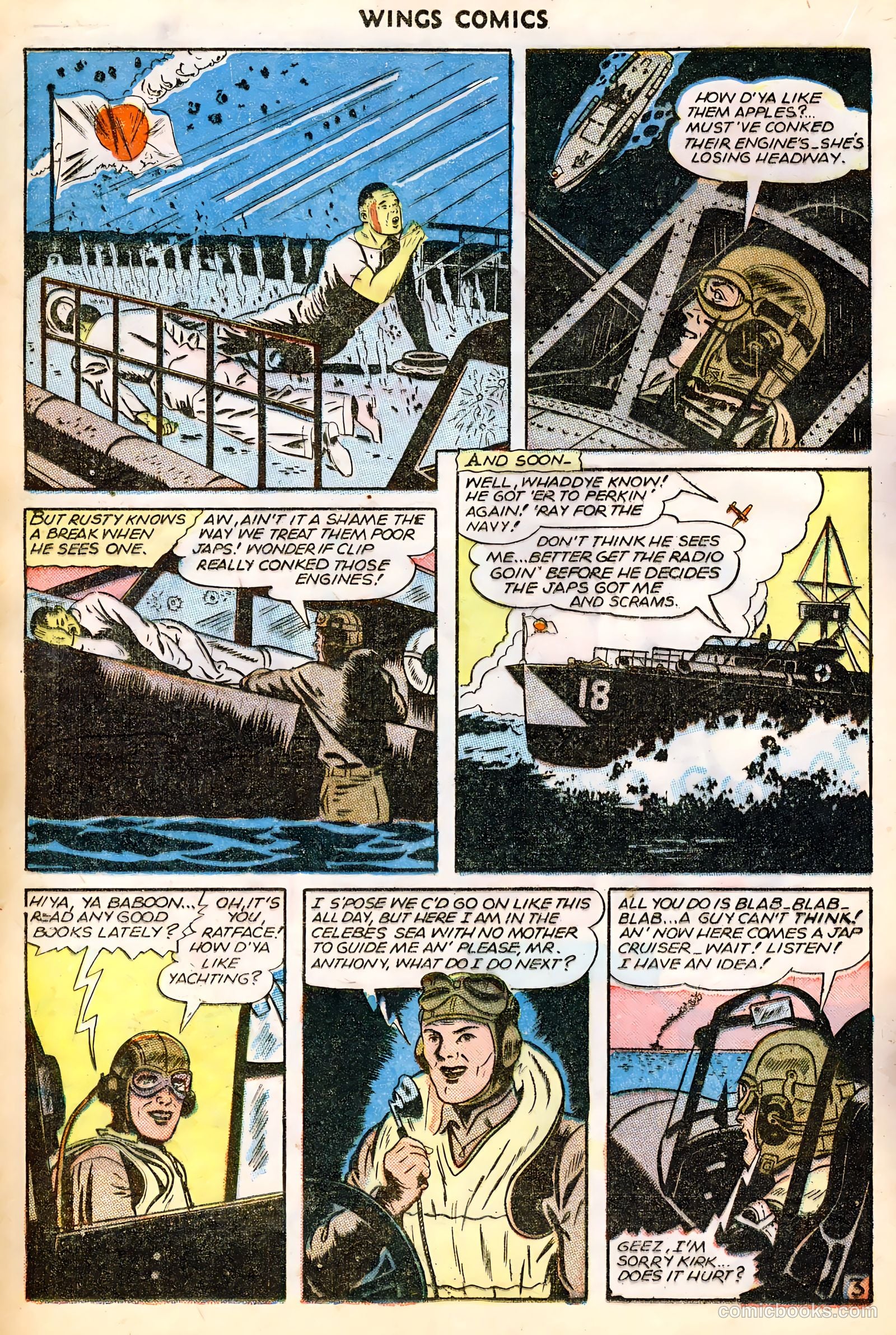 Wings Comics #65 (1946) — page 20 of 36