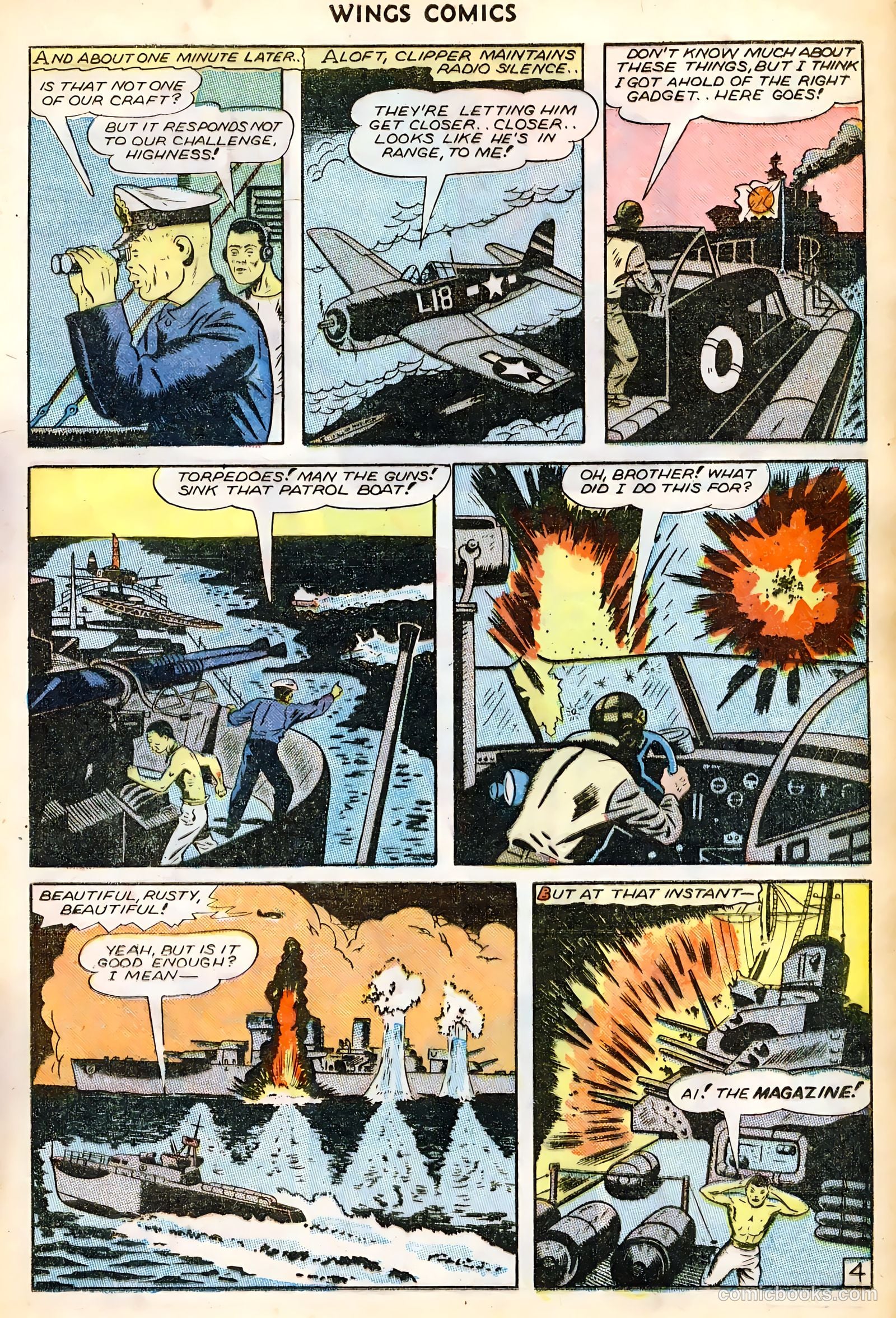 Wings Comics #65 (1946) — page 21 of 36