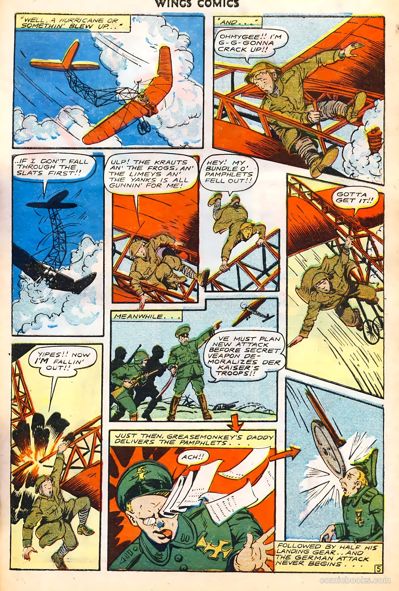 Wings Comics #65 (1946) — page 27 of 36