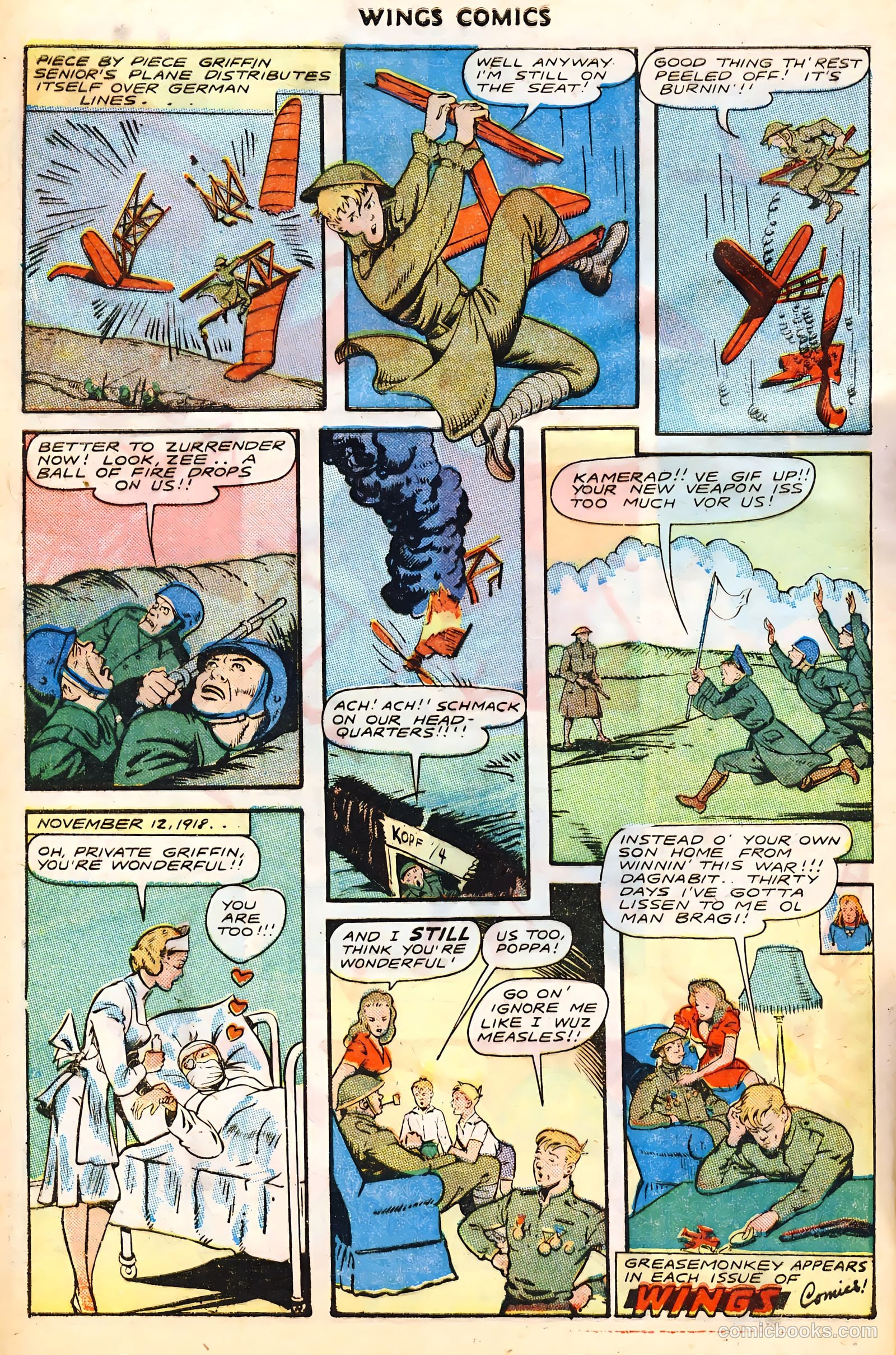 Wings Comics #65 (1946) — page 28 of 36