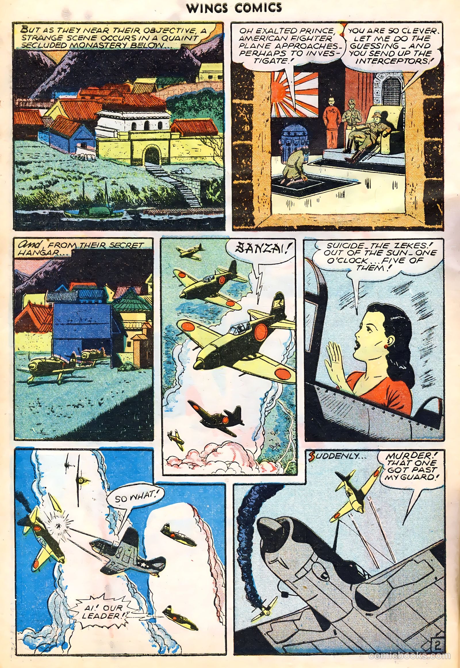 Wings Comics #65 (1946) — page 30 of 36