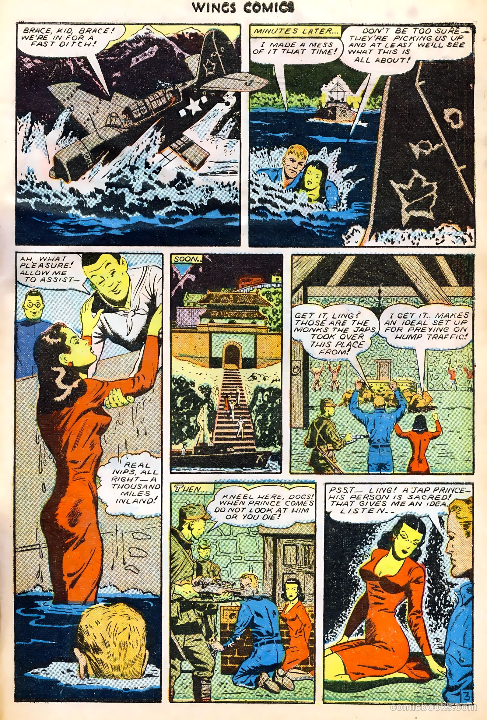 Wings Comics #65 (1946) — page 31 of 36