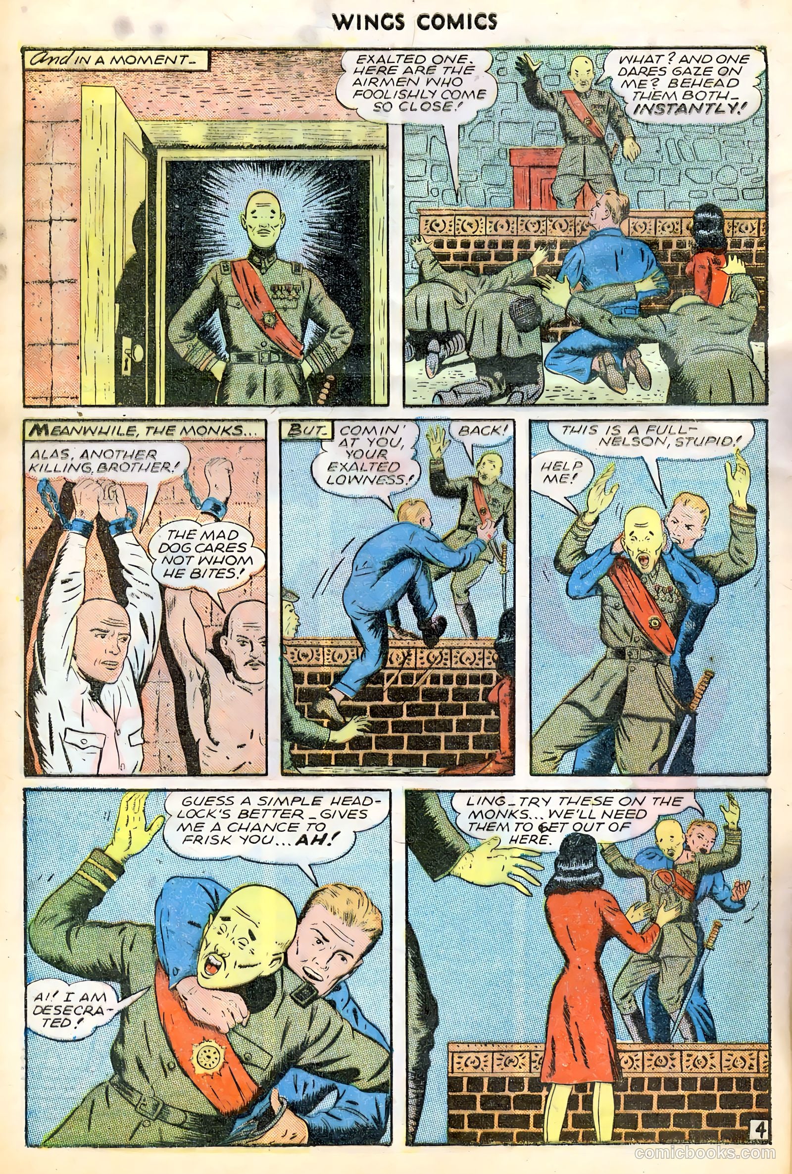 Wings Comics #65 (1946) — page 32 of 36