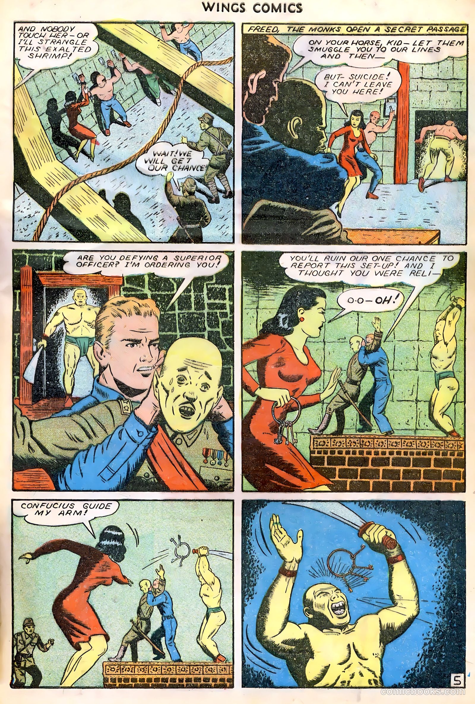 Wings Comics #65 (1946) — page 33 of 36