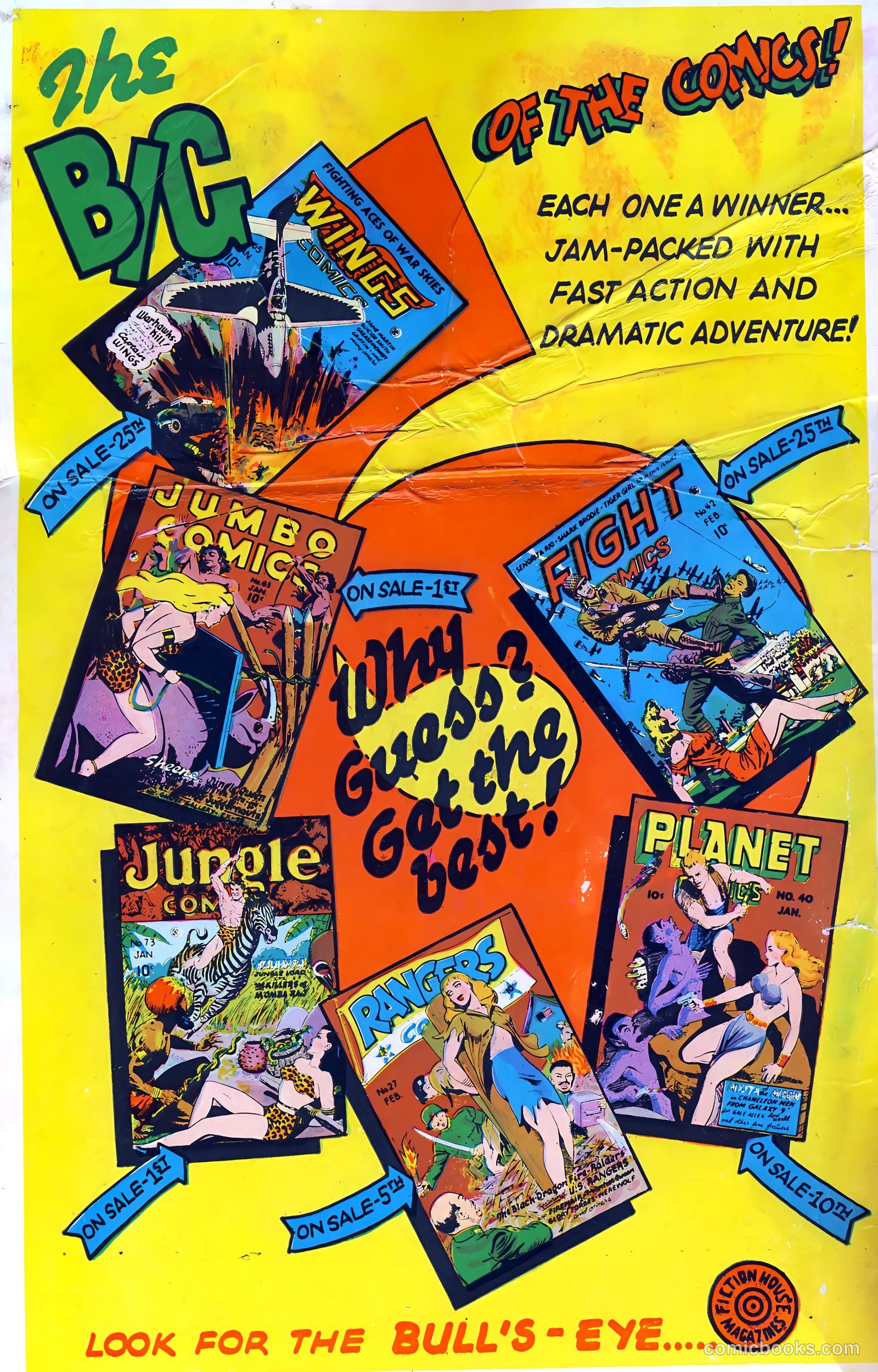 Wings Comics #65 (1946) — page 36 of 36