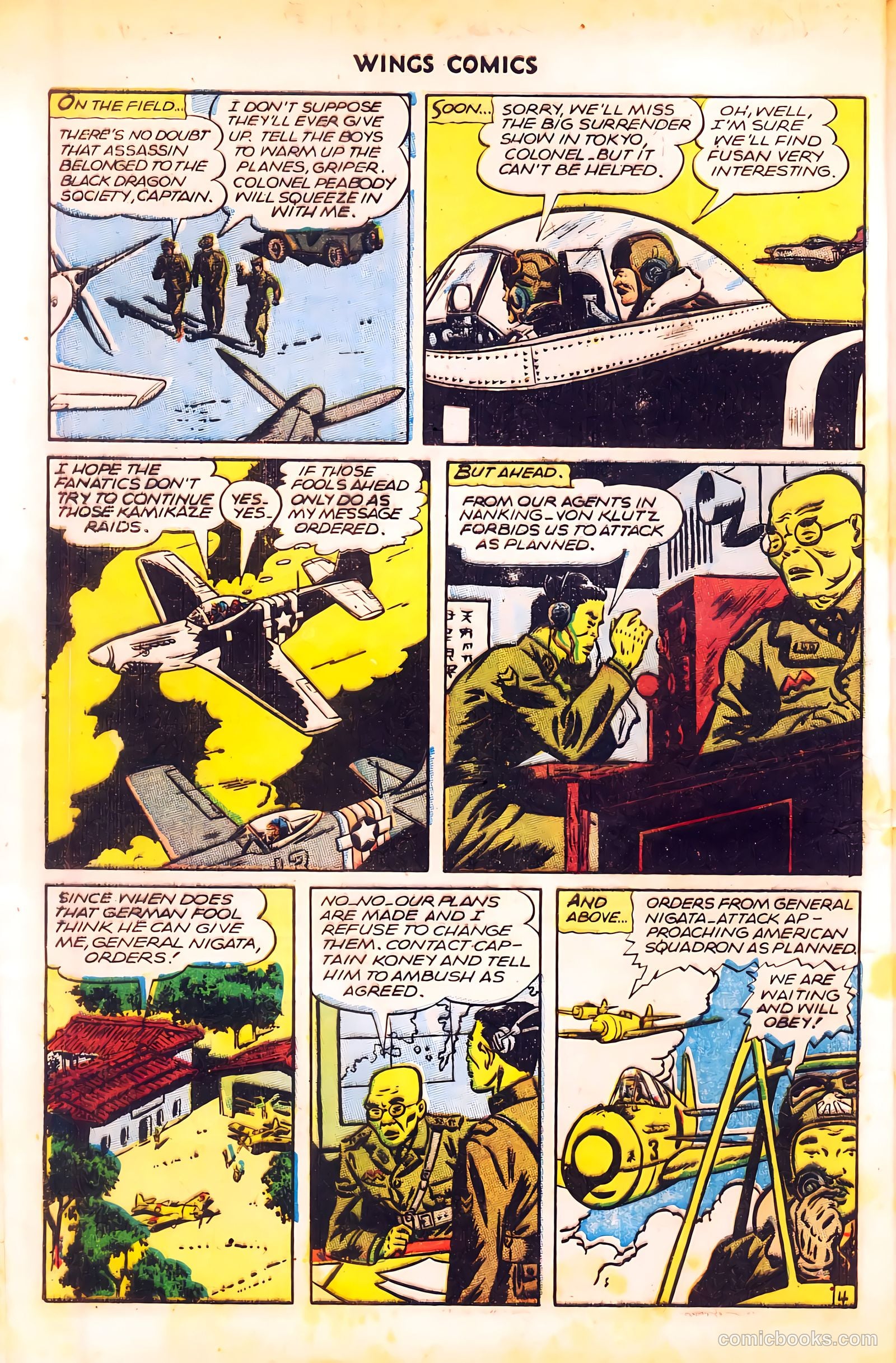 Wings Comics #66 (1946) — page 6 of 52