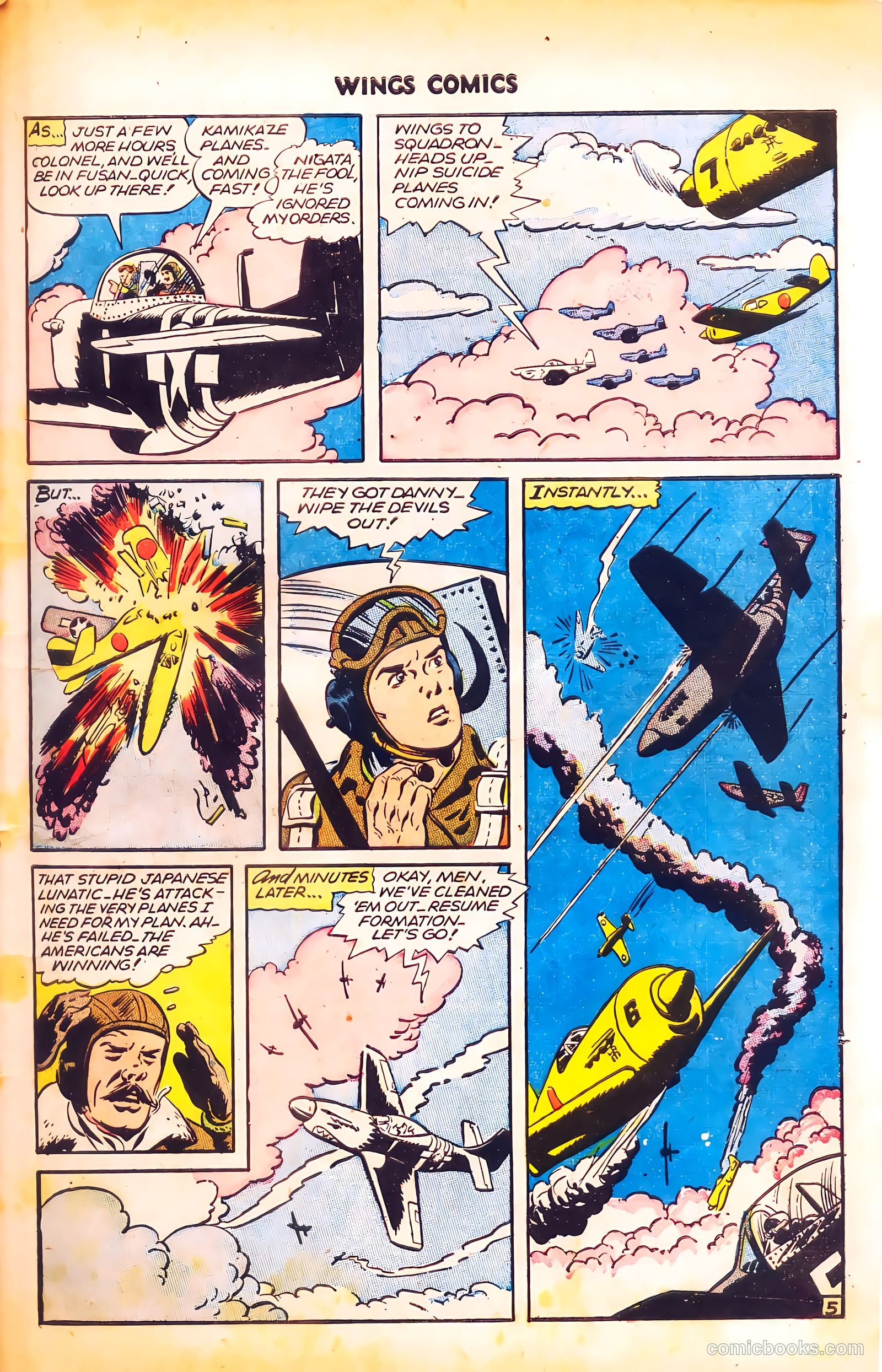 Wings Comics #66 (1946) — page 7 of 52