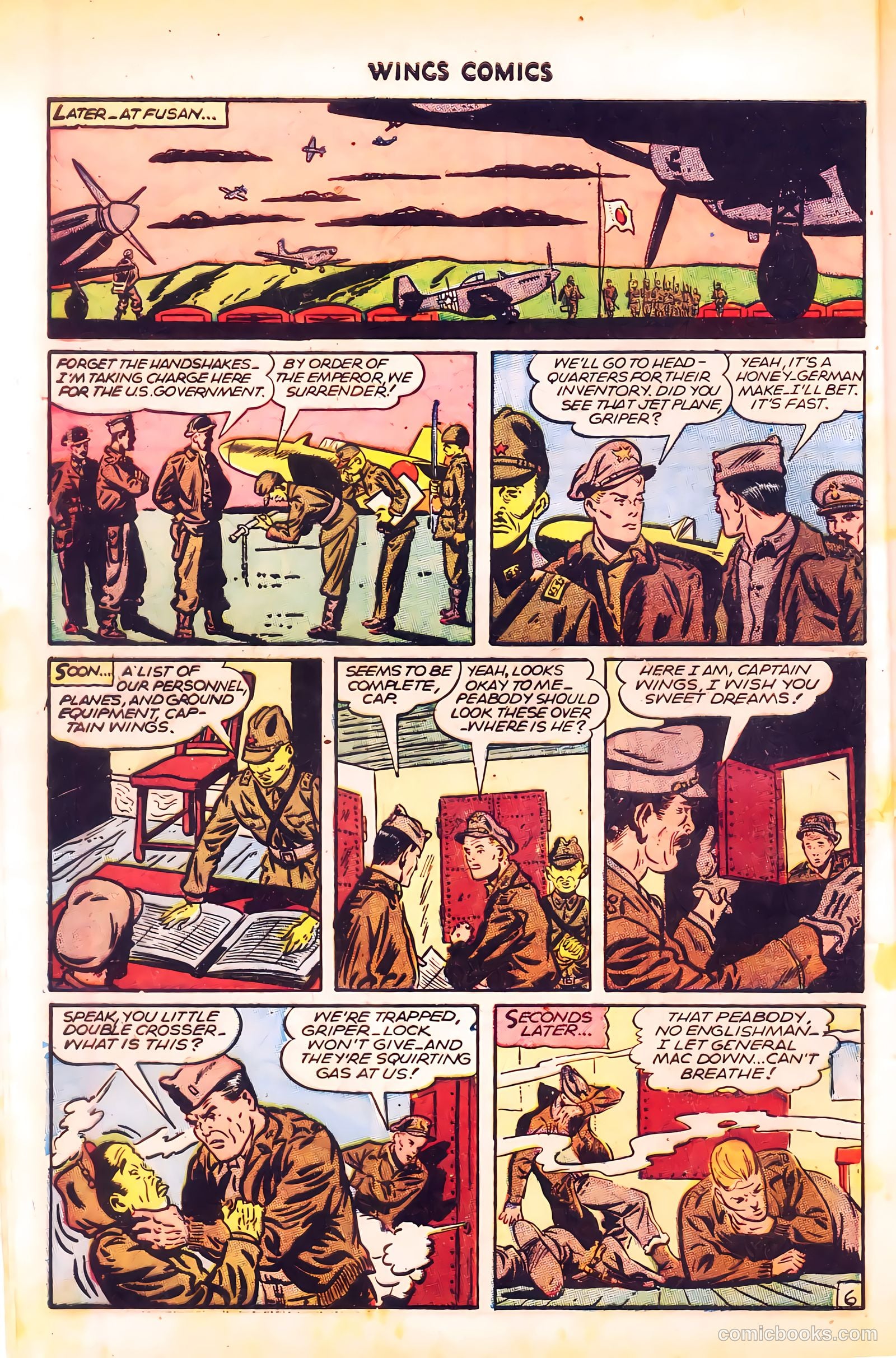 Wings Comics #66 (1946) — page 8 of 52