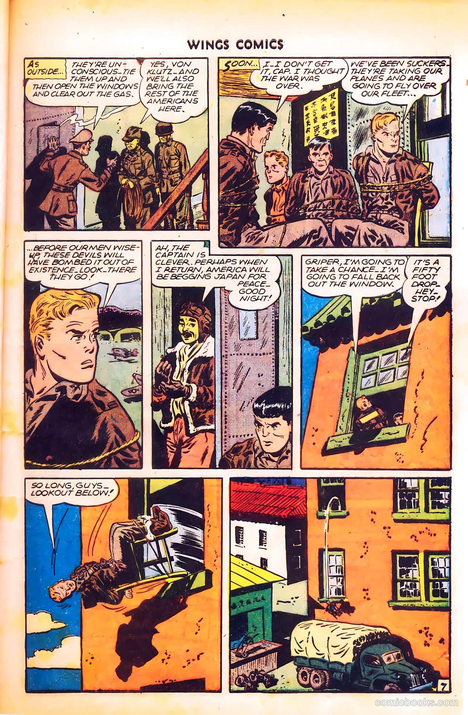 Wings Comics #66 (1946) — page 9 of 52