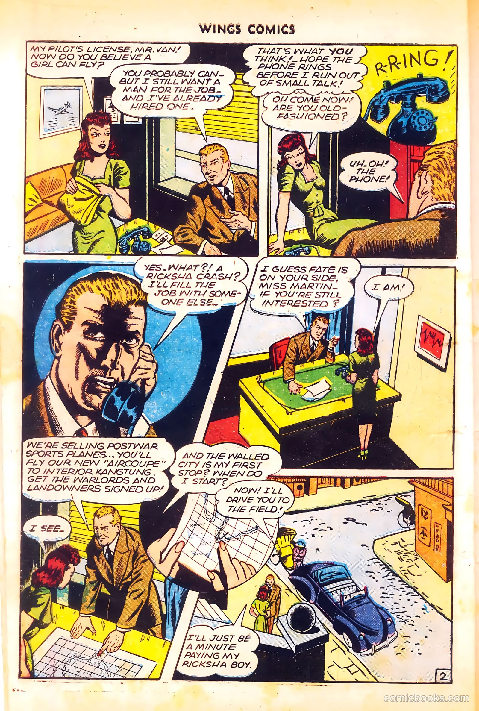 Wings Comics #66 (1946) — page 14 of 52