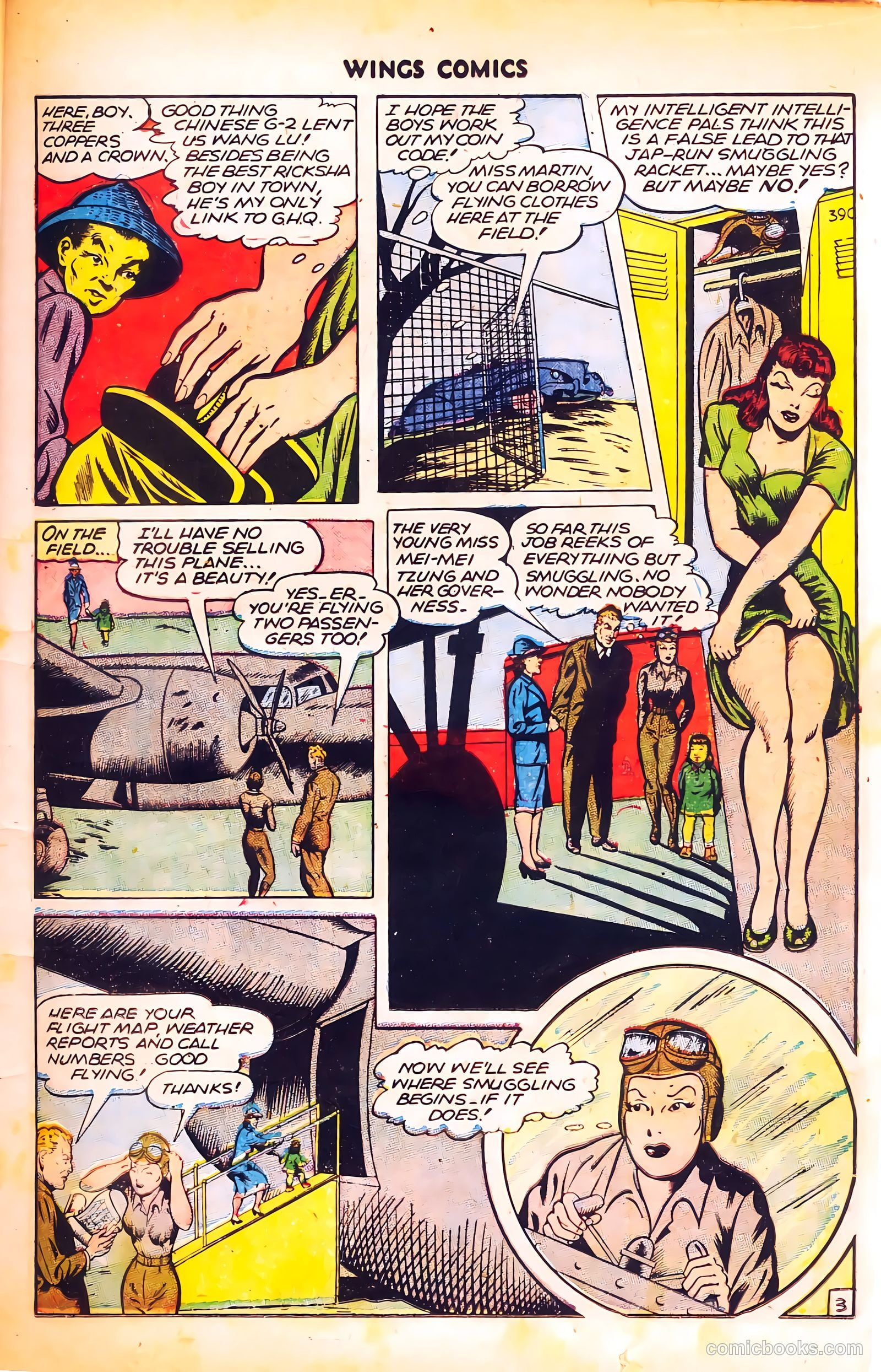 Wings Comics #66 (1946) — page 15 of 52