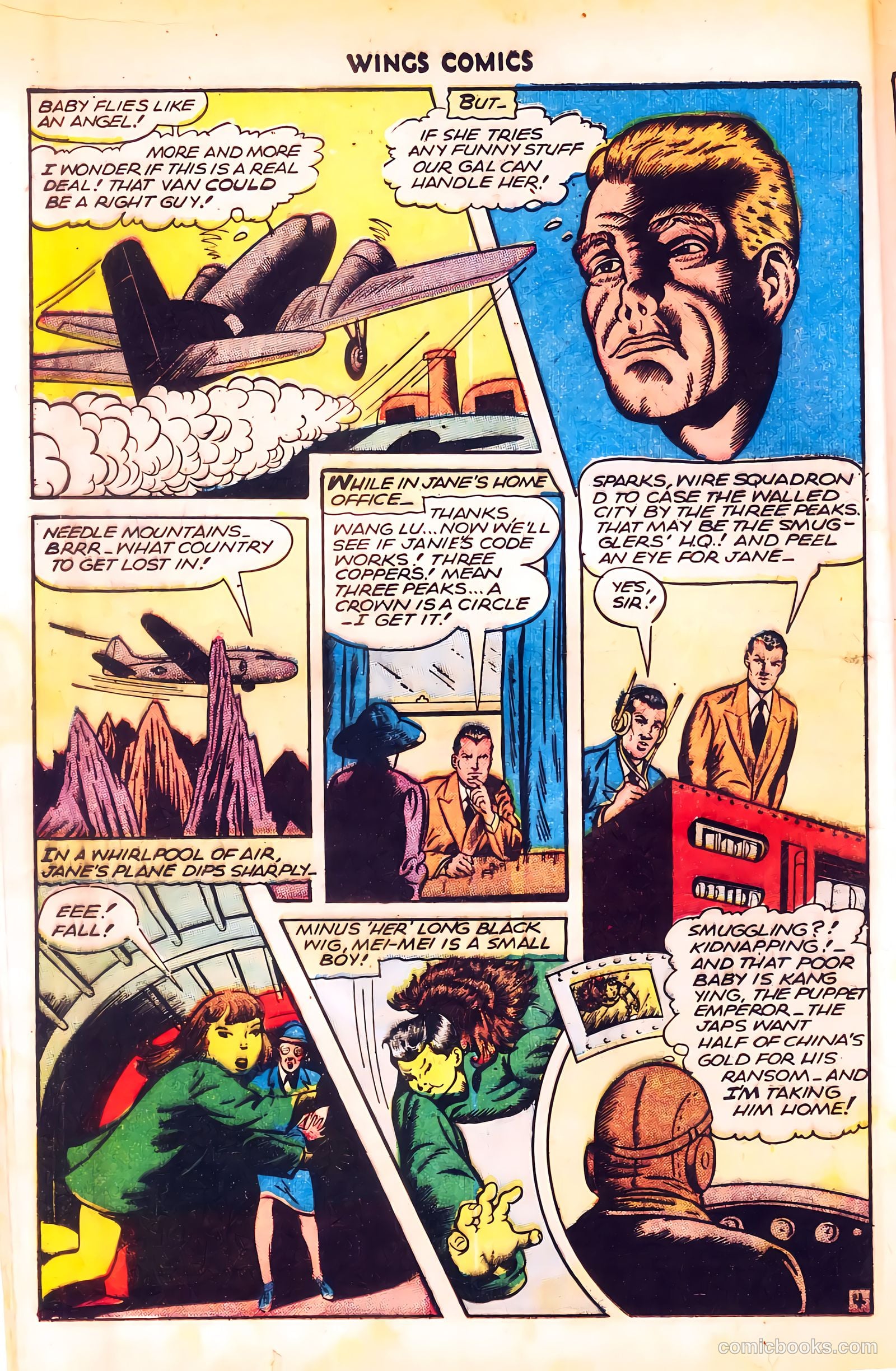 Wings Comics #66 (1946) — page 16 of 52