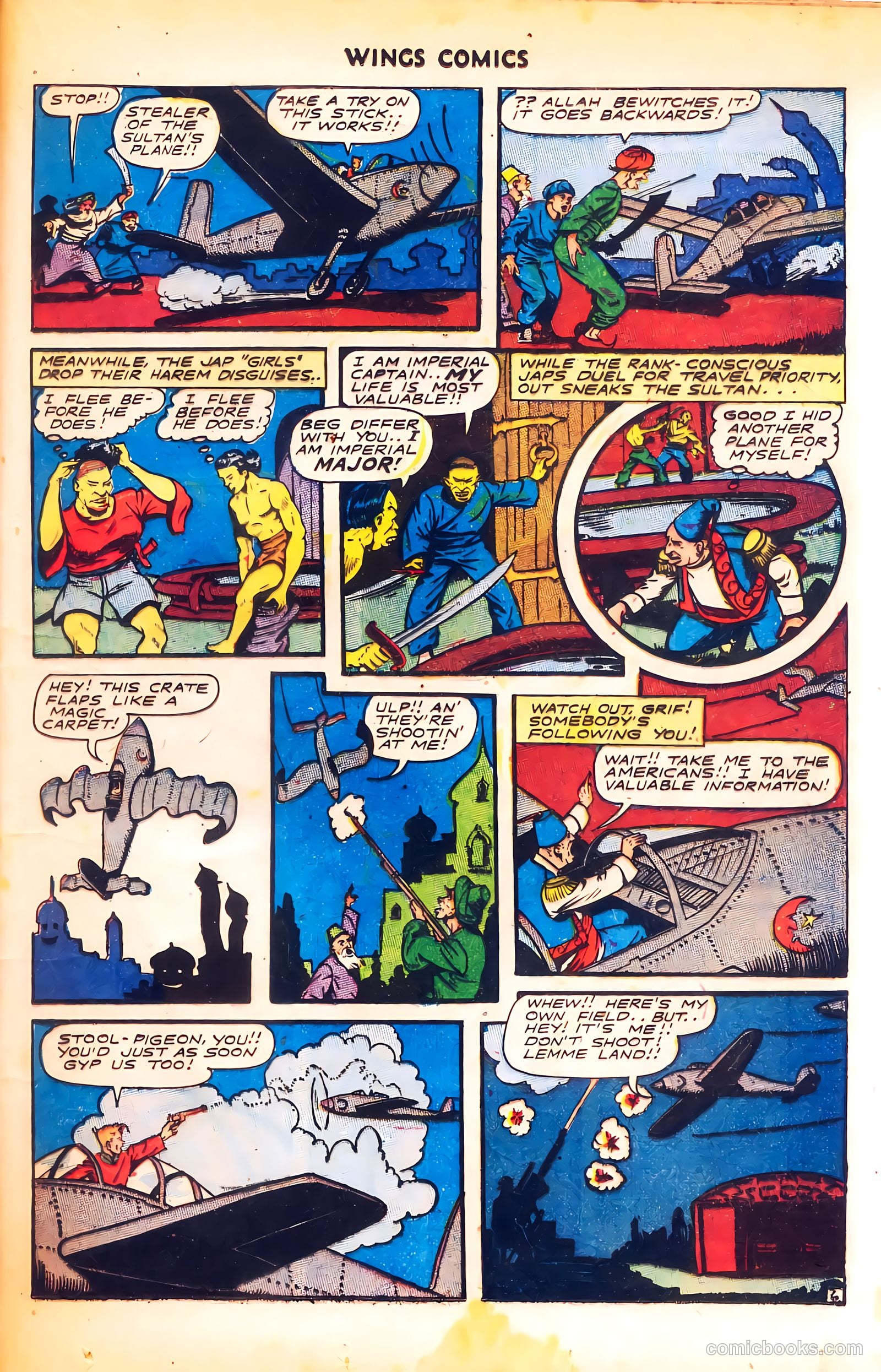 Wings Comics #66 (1946) — page 33 of 52