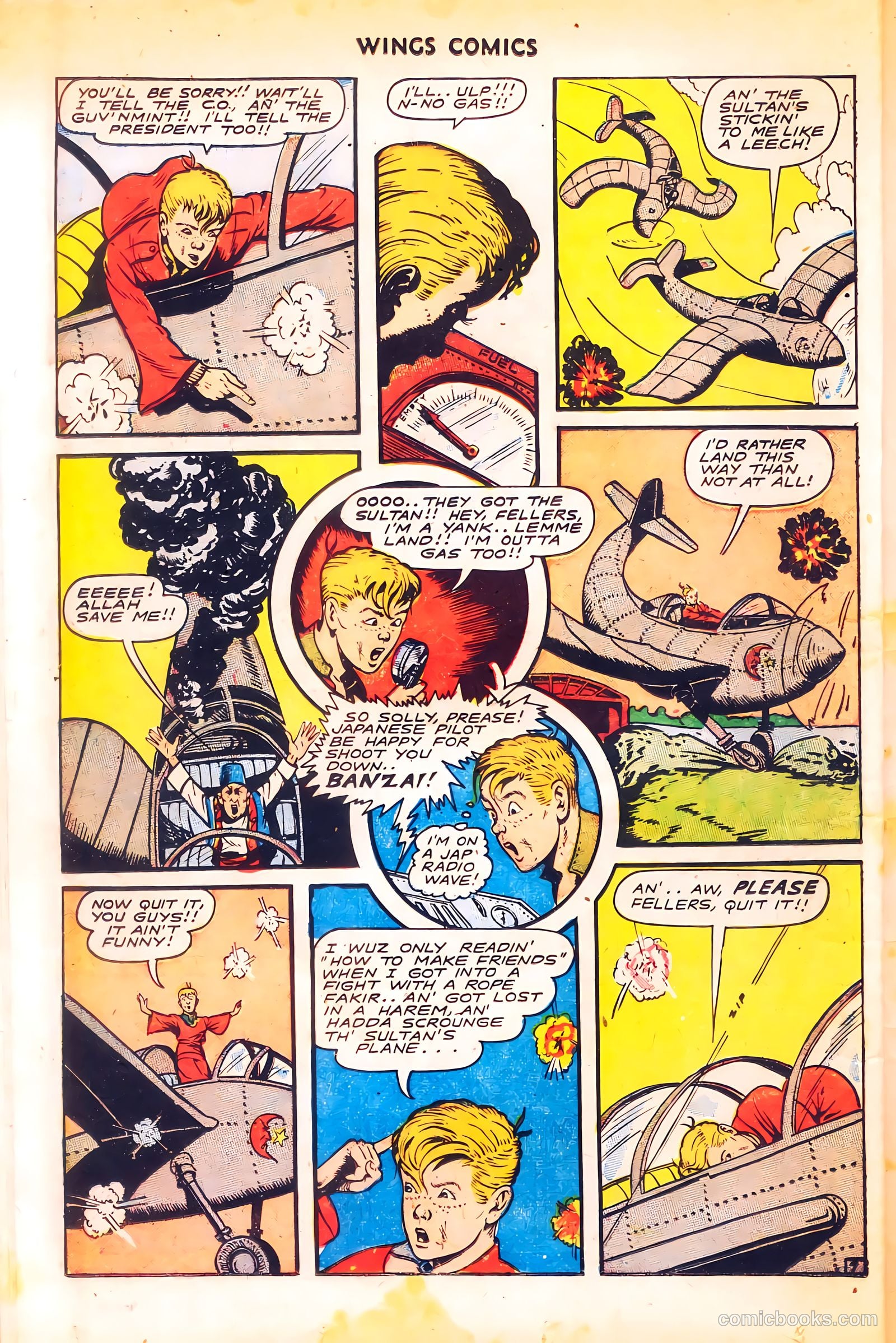 Wings Comics #66 (1946) — page 34 of 52