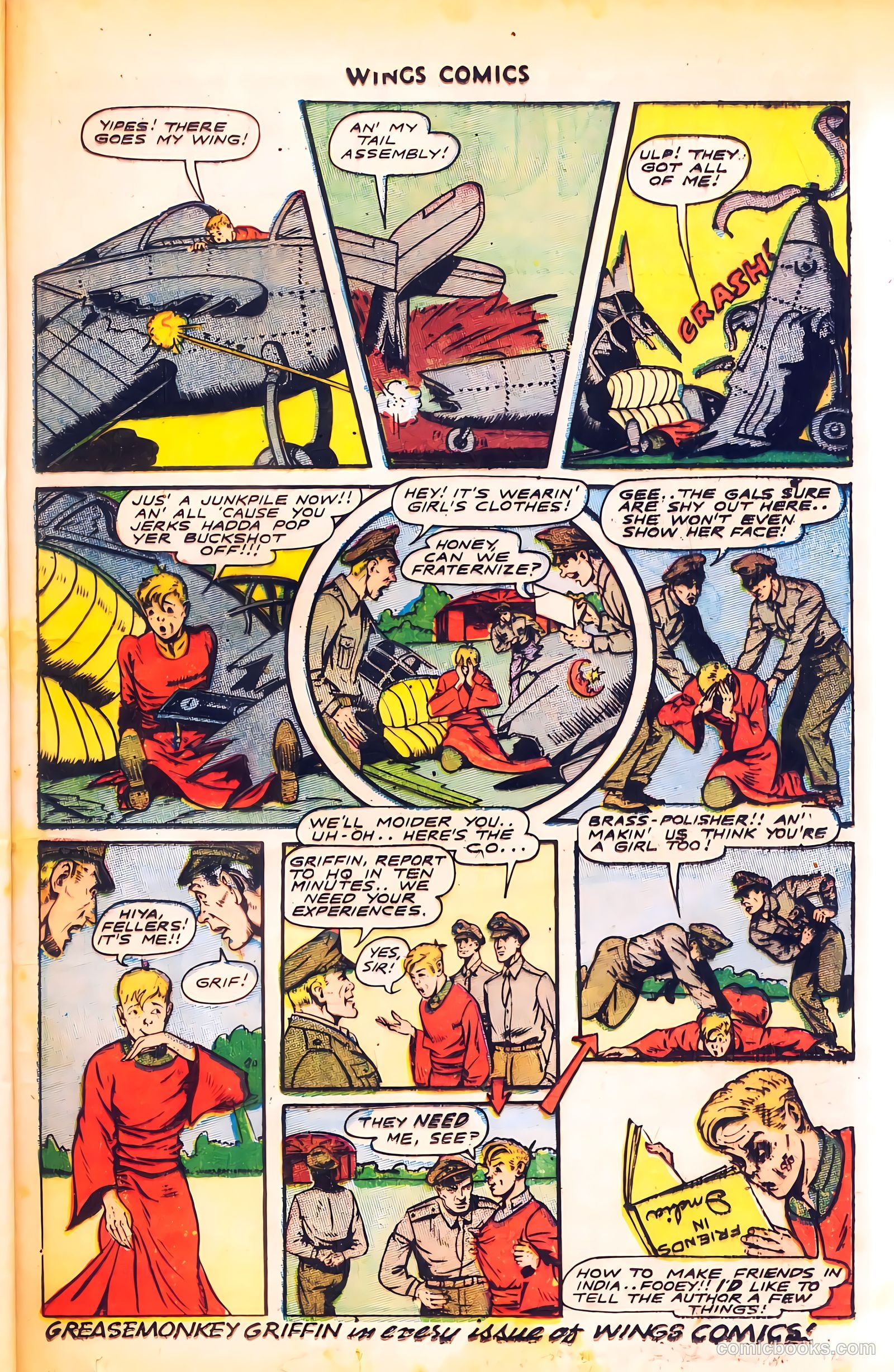 Wings Comics #66 (1946) — page 35 of 52