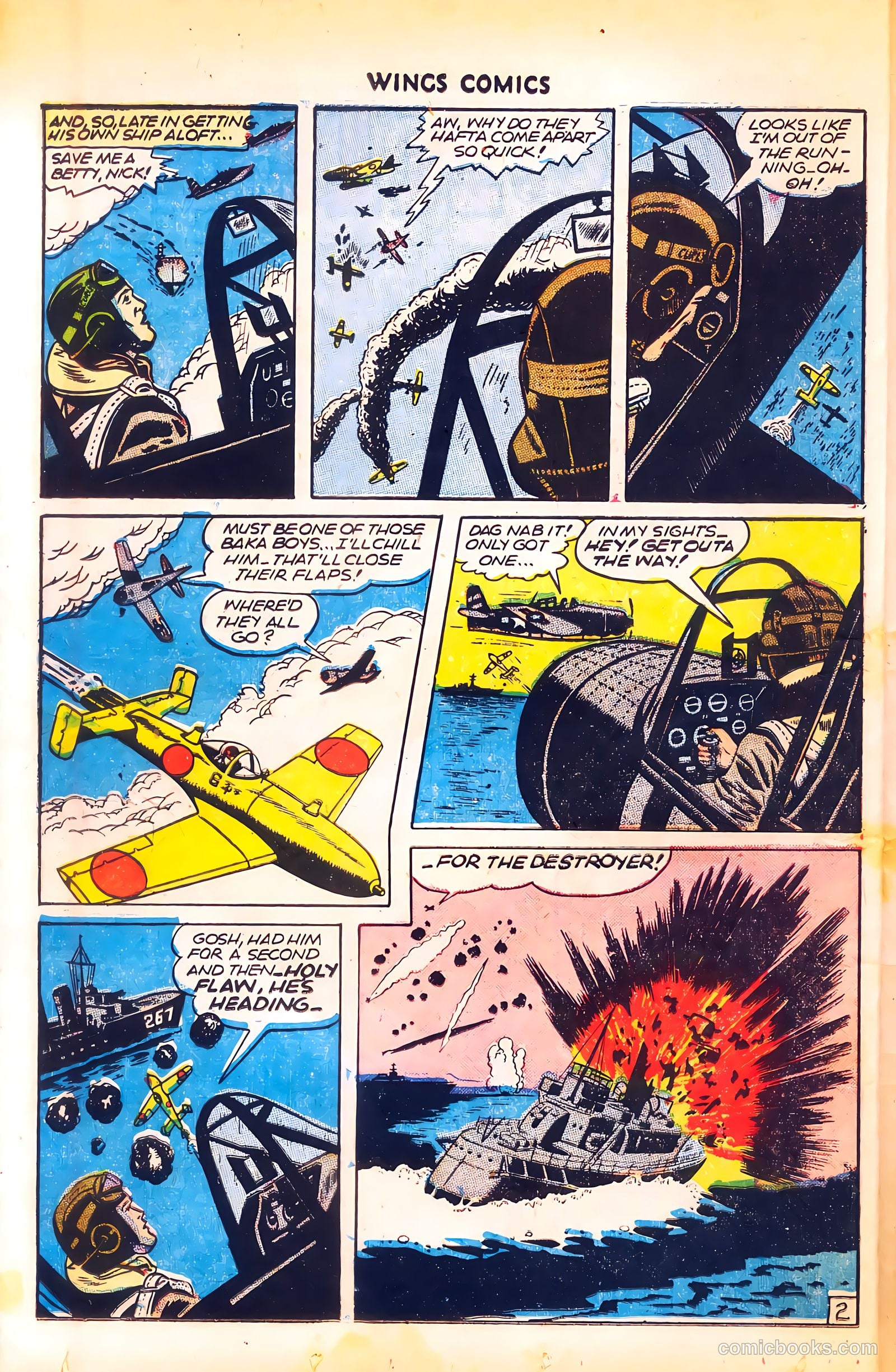 Wings Comics #66 (1946) — page 38 of 52