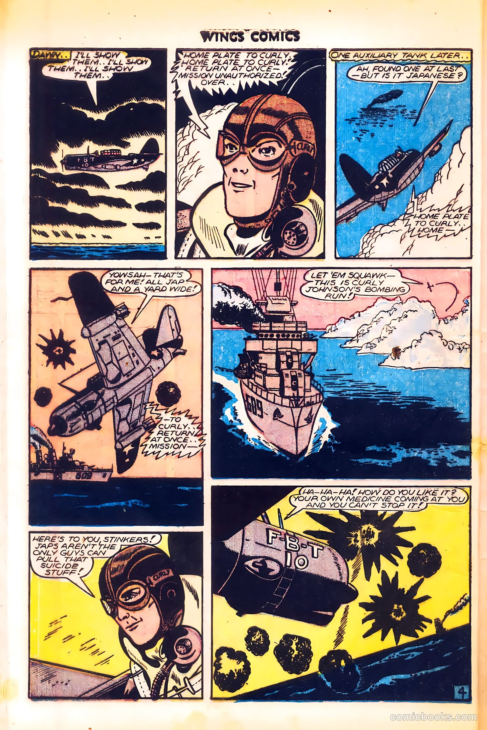 Wings Comics #66 (1946) — page 40 of 52