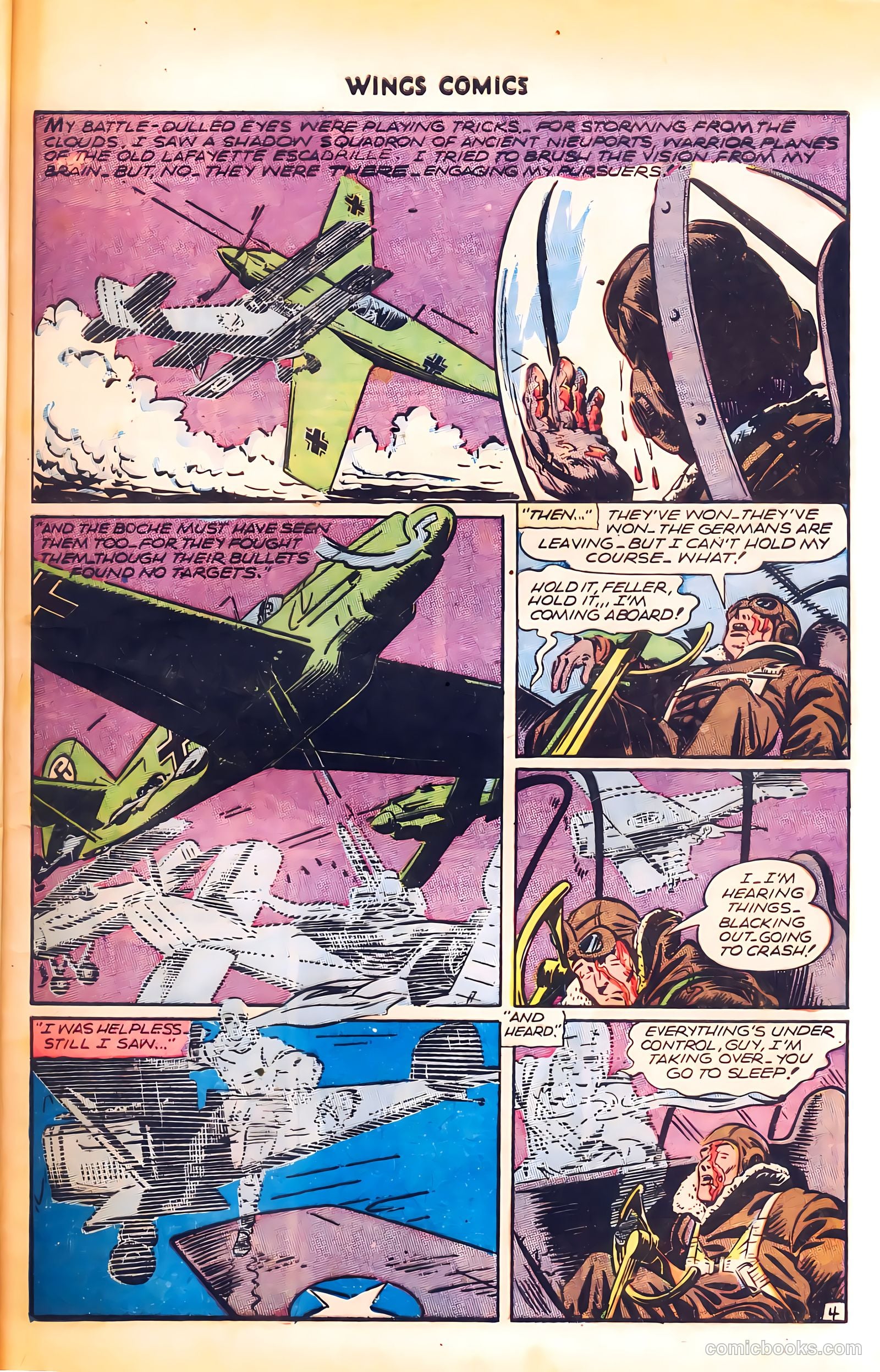 Wings Comics #66 (1946) — page 45 of 52