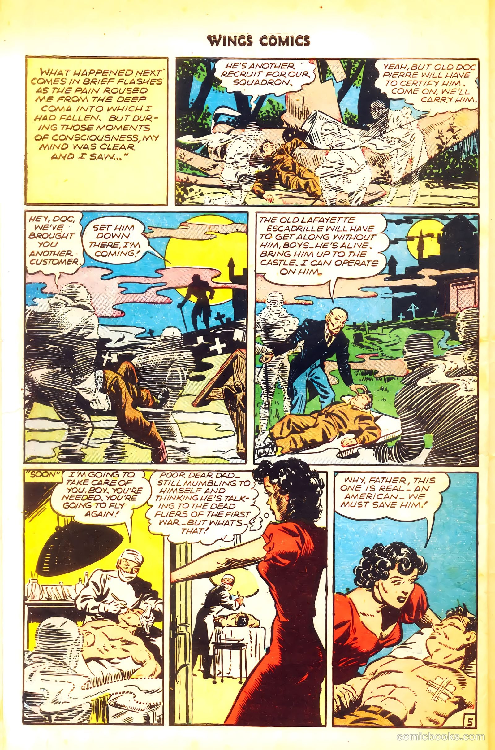 Wings Comics #66 (1946) — page 46 of 52