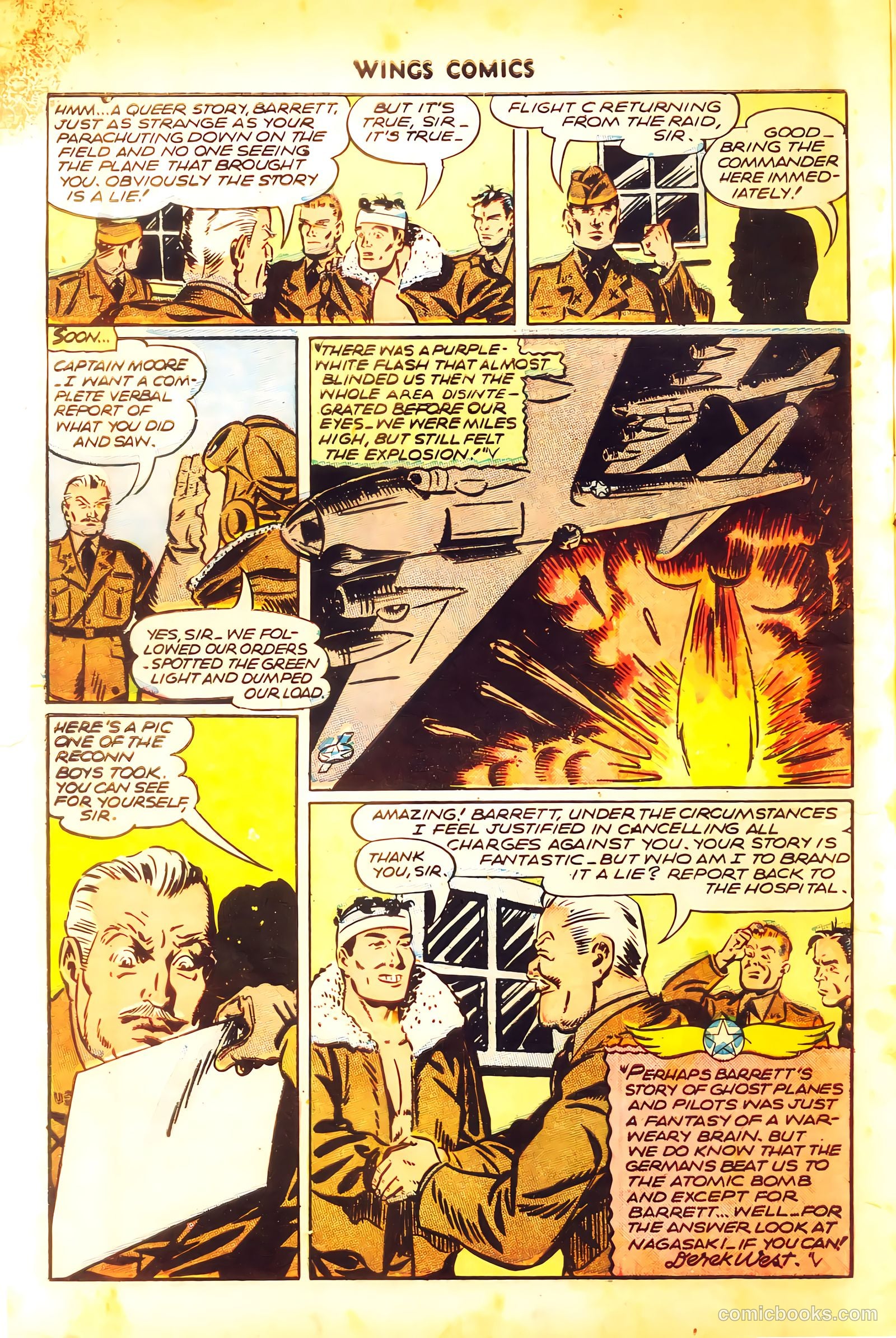 Wings Comics #66 (1946) — page 50 of 52