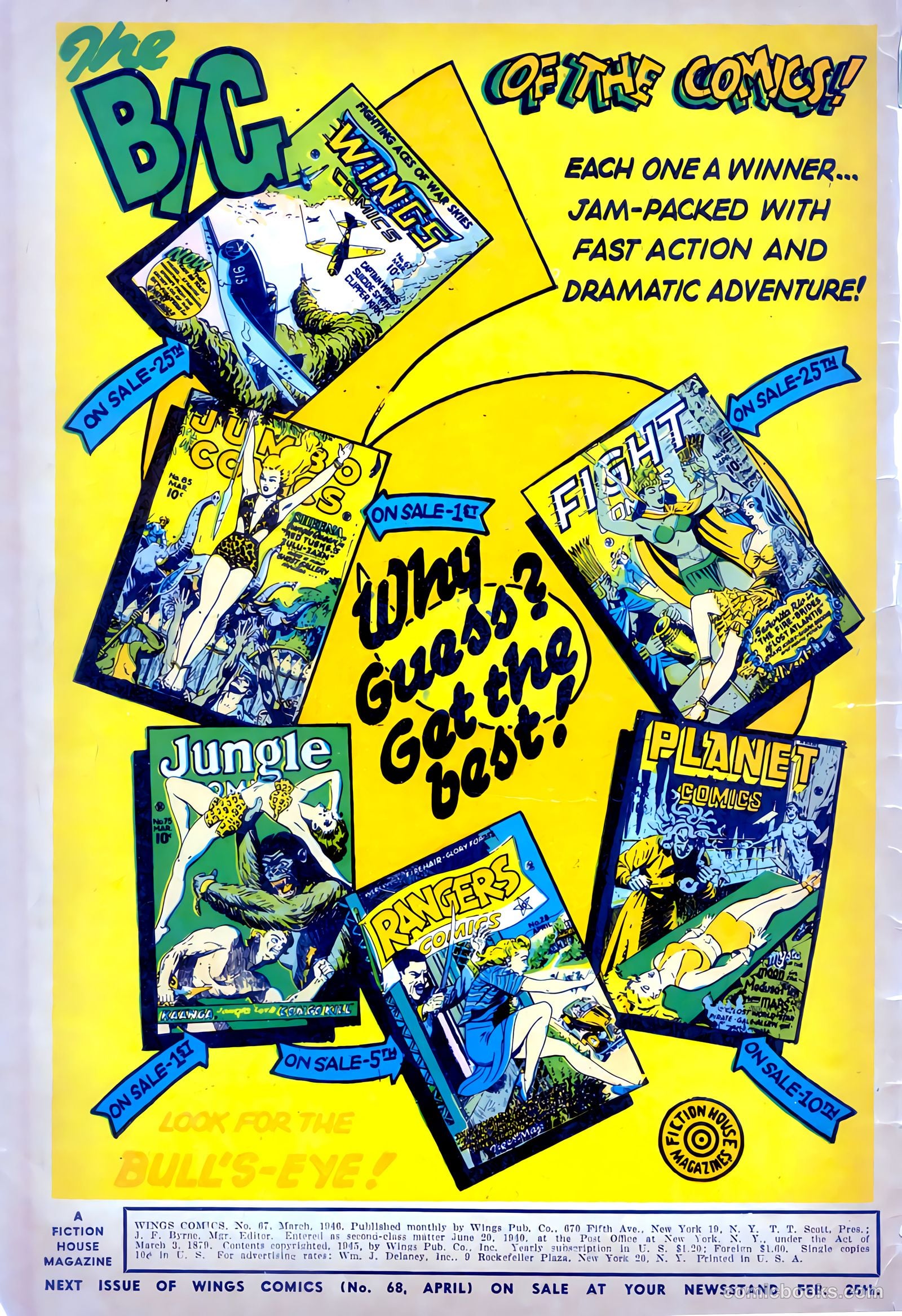 Wings Comics #67 (1946) — page 2 of 52