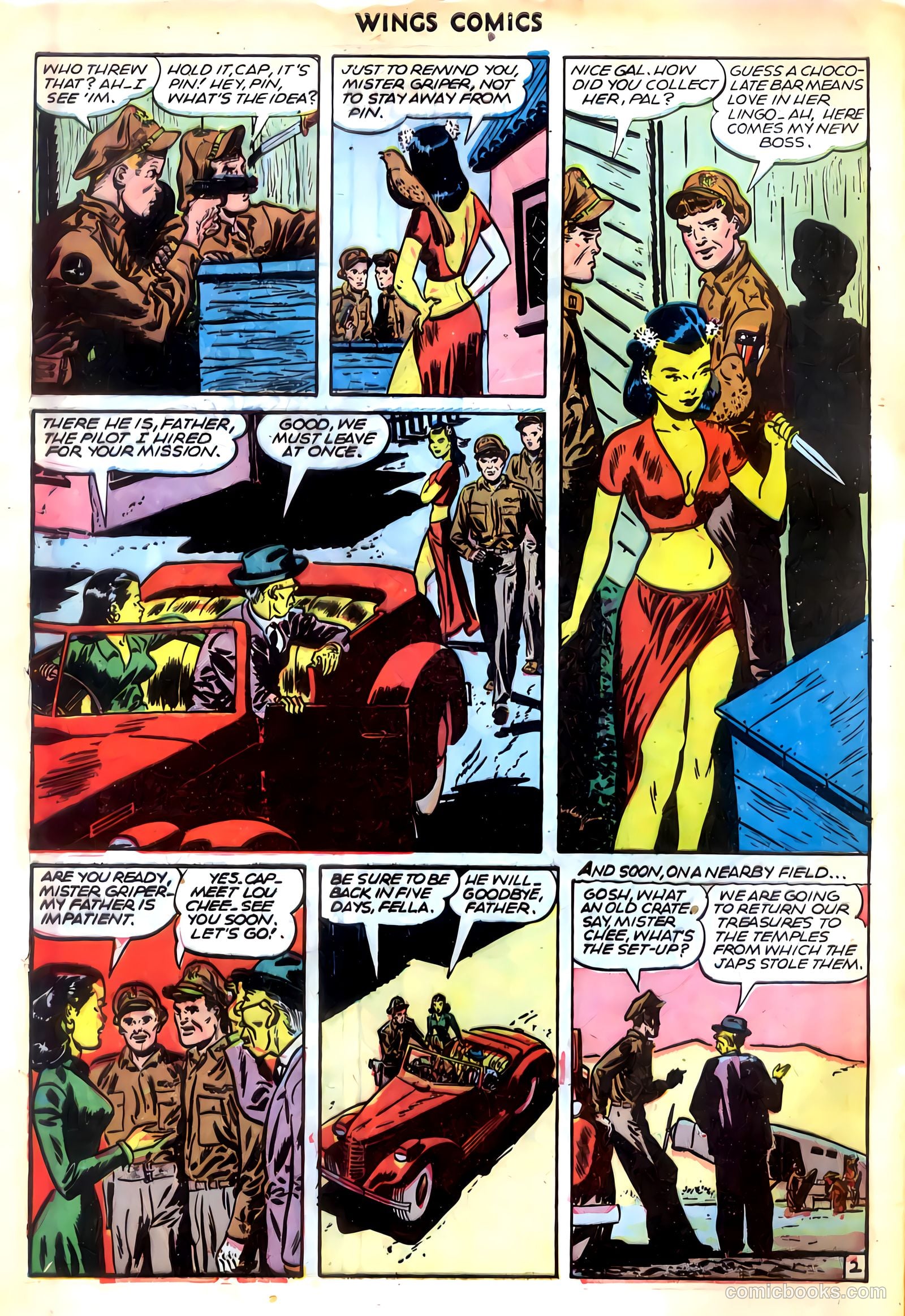 Wings Comics #67 (1946) — page 4 of 52