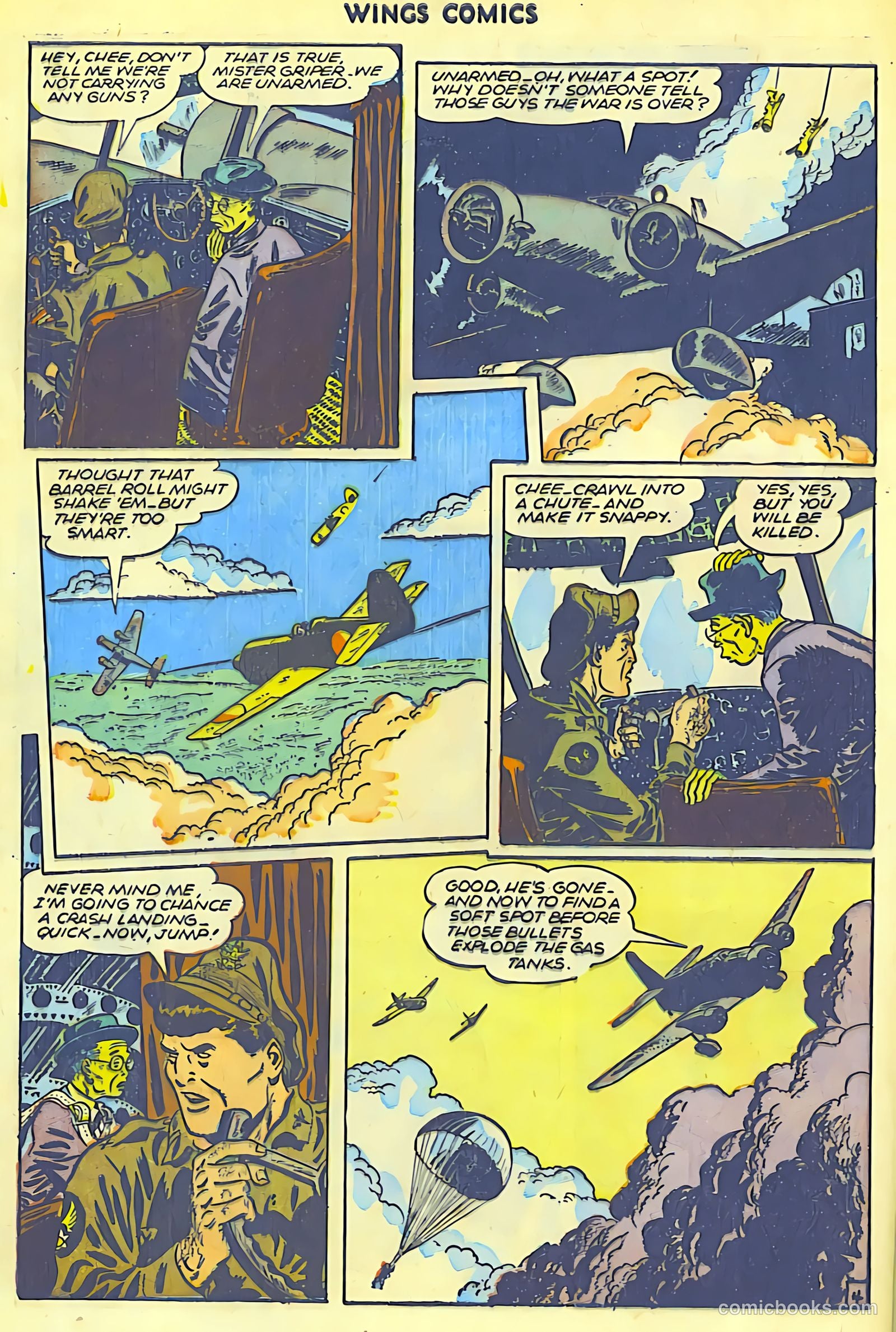 Wings Comics #67 (1946) — page 6 of 52