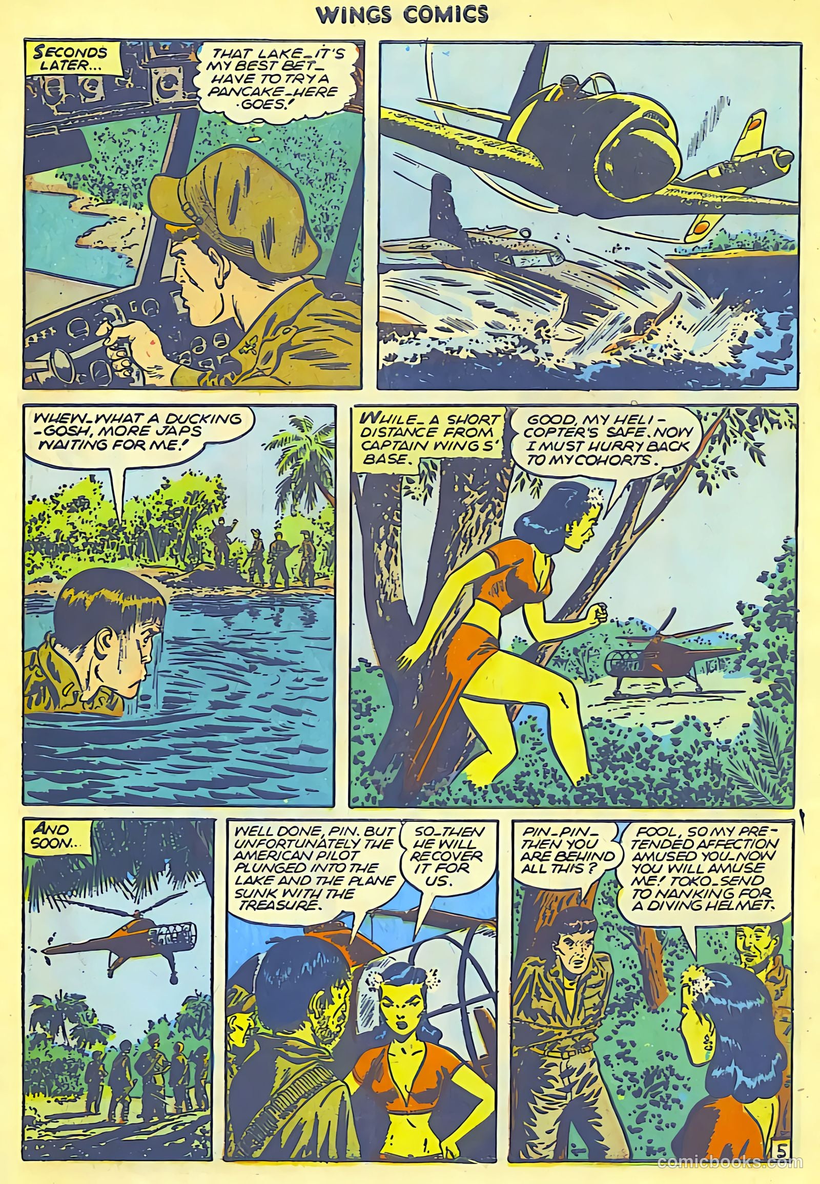 Wings Comics #67 (1946) — page 7 of 52