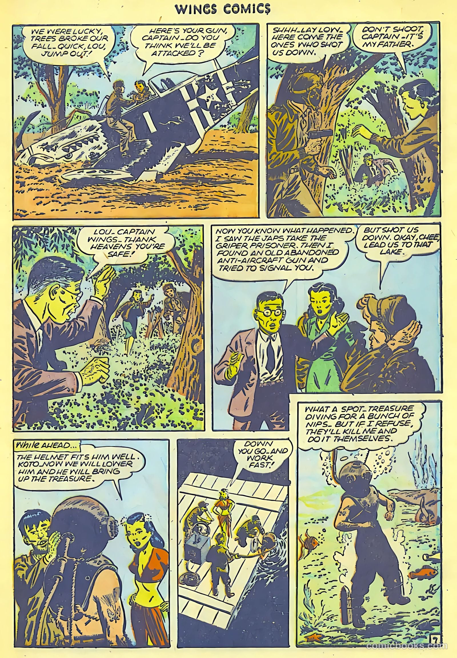 Wings Comics #67 (1946) — page 9 of 52