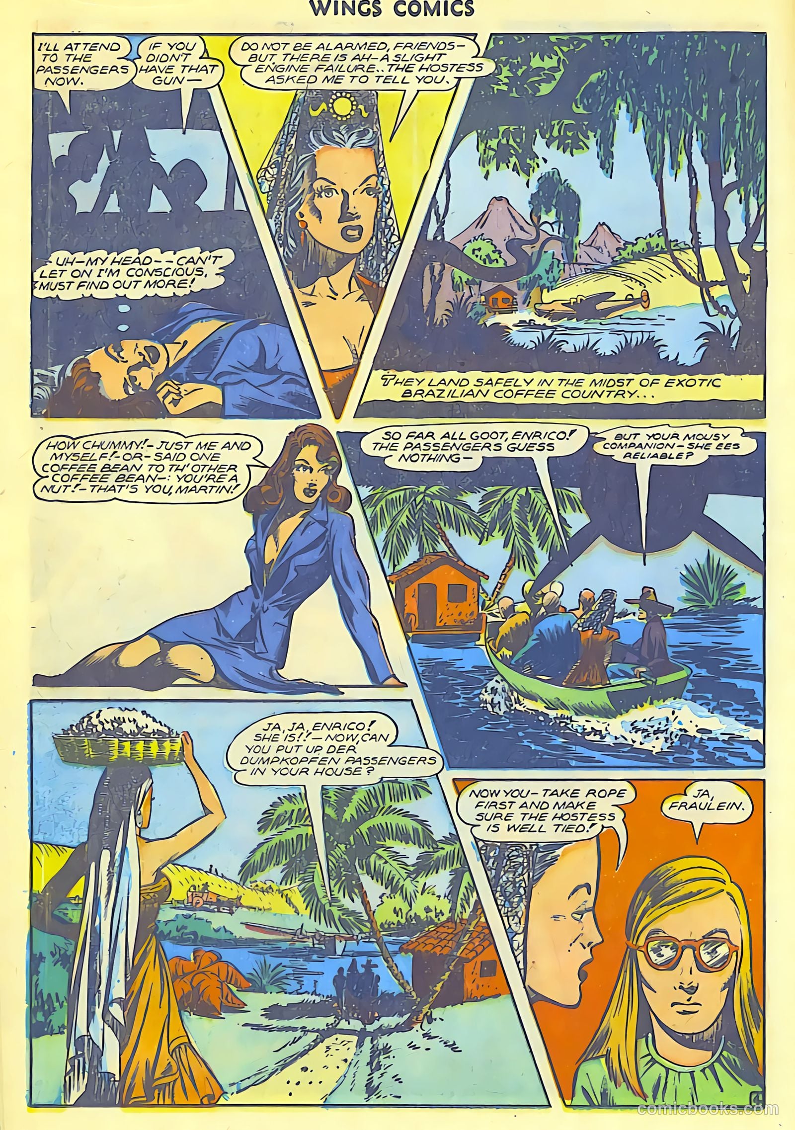 Wings Comics #67 (1946) — page 16 of 52