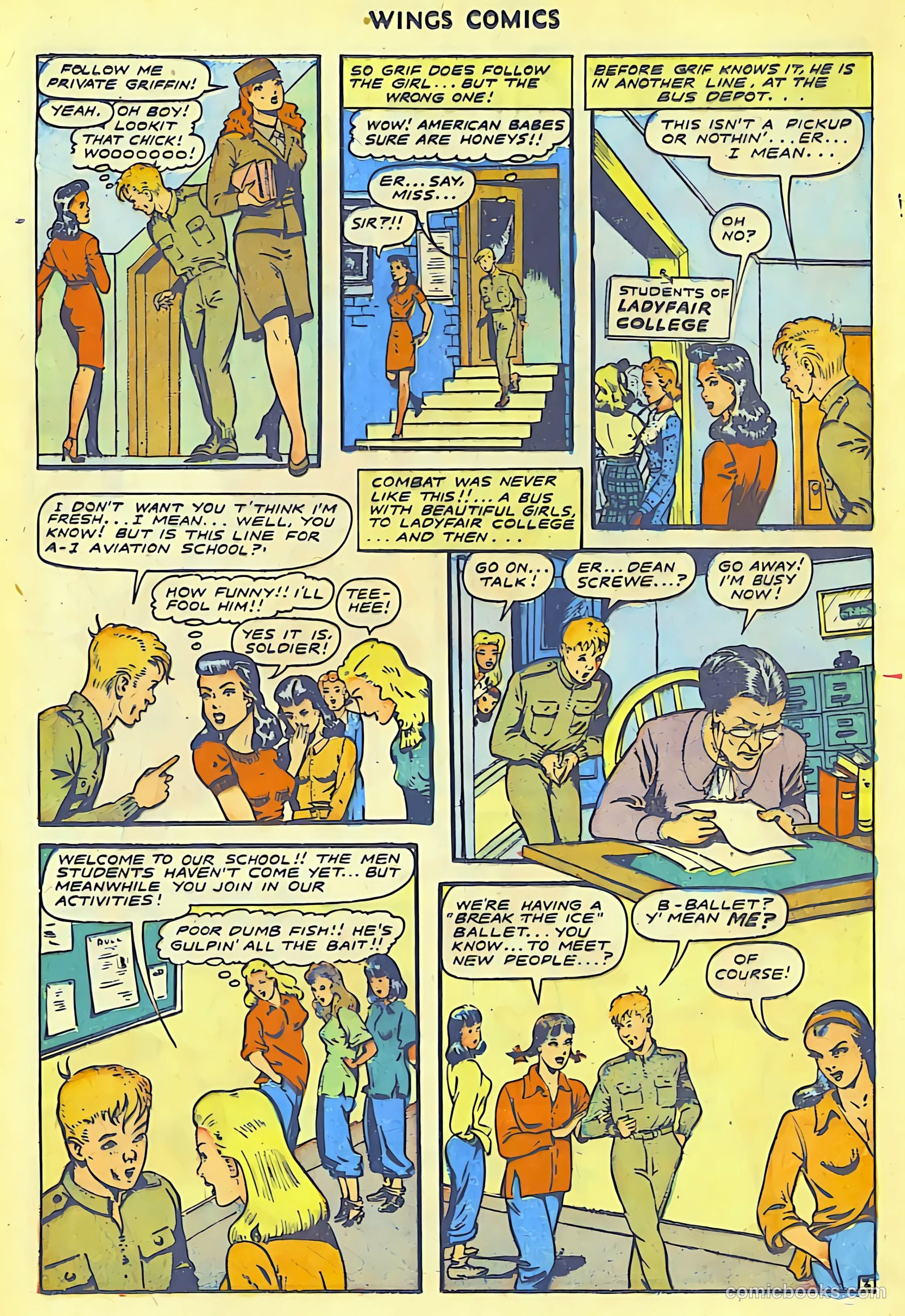 Wings Comics #67 (1946) — page 21 of 52