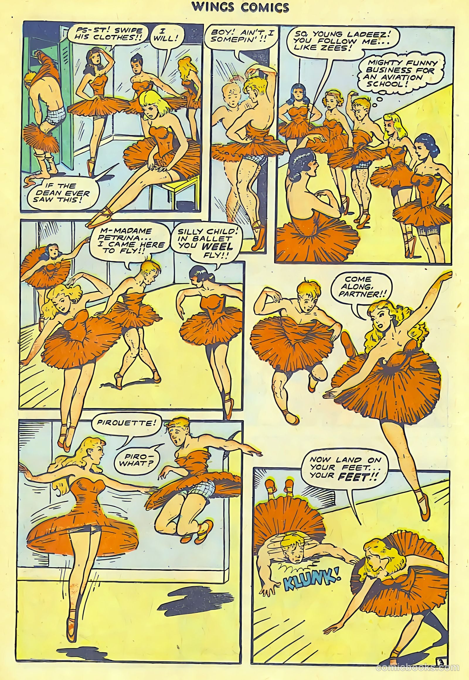 Wings Comics #67 (1946) — page 22 of 52