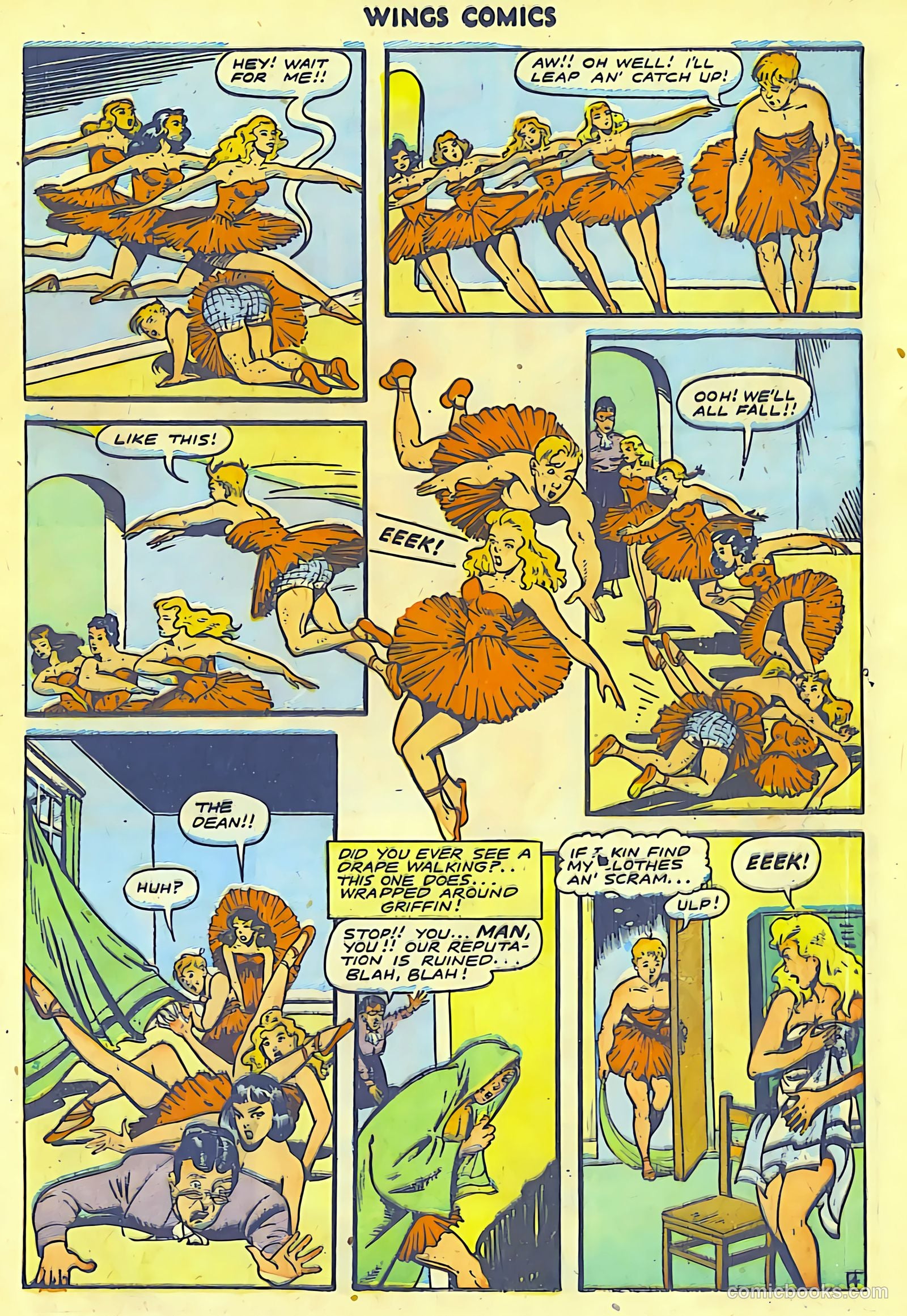 Wings Comics #67 (1946) — page 23 of 52