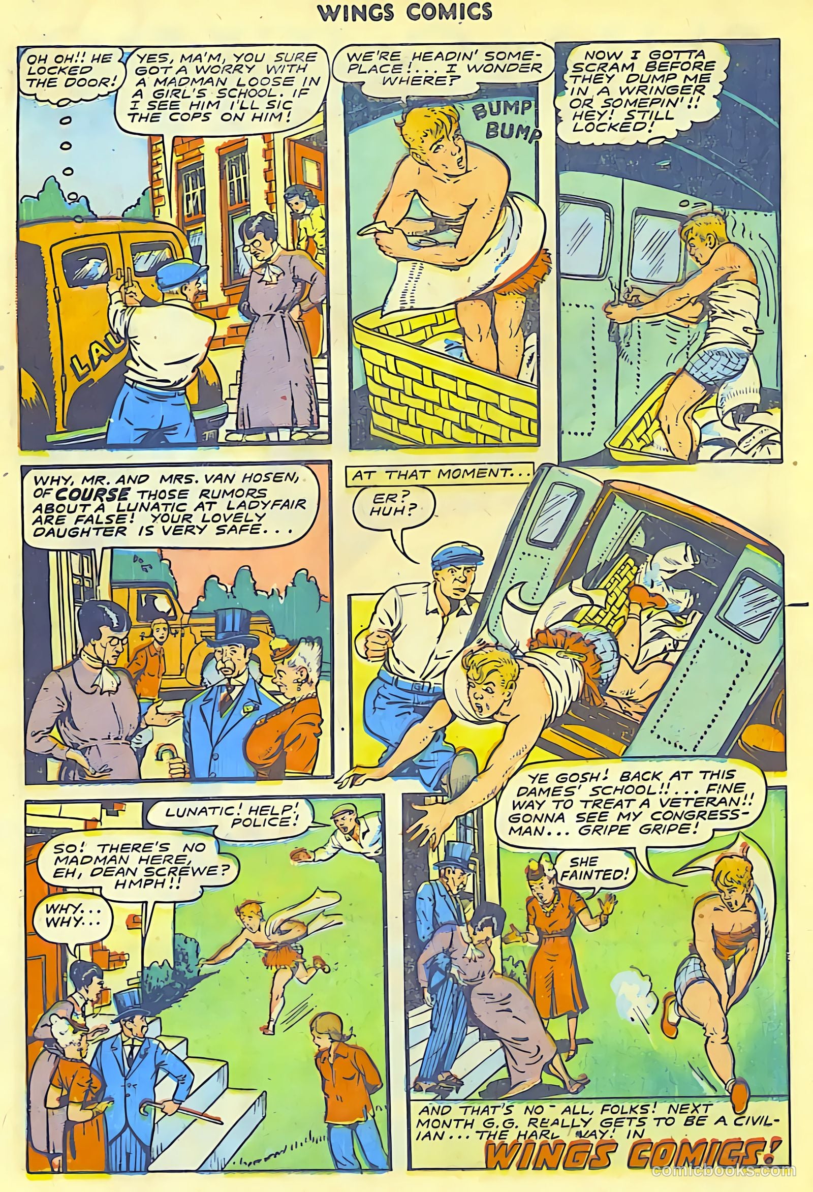 Wings Comics #67 (1946) — page 25 of 52