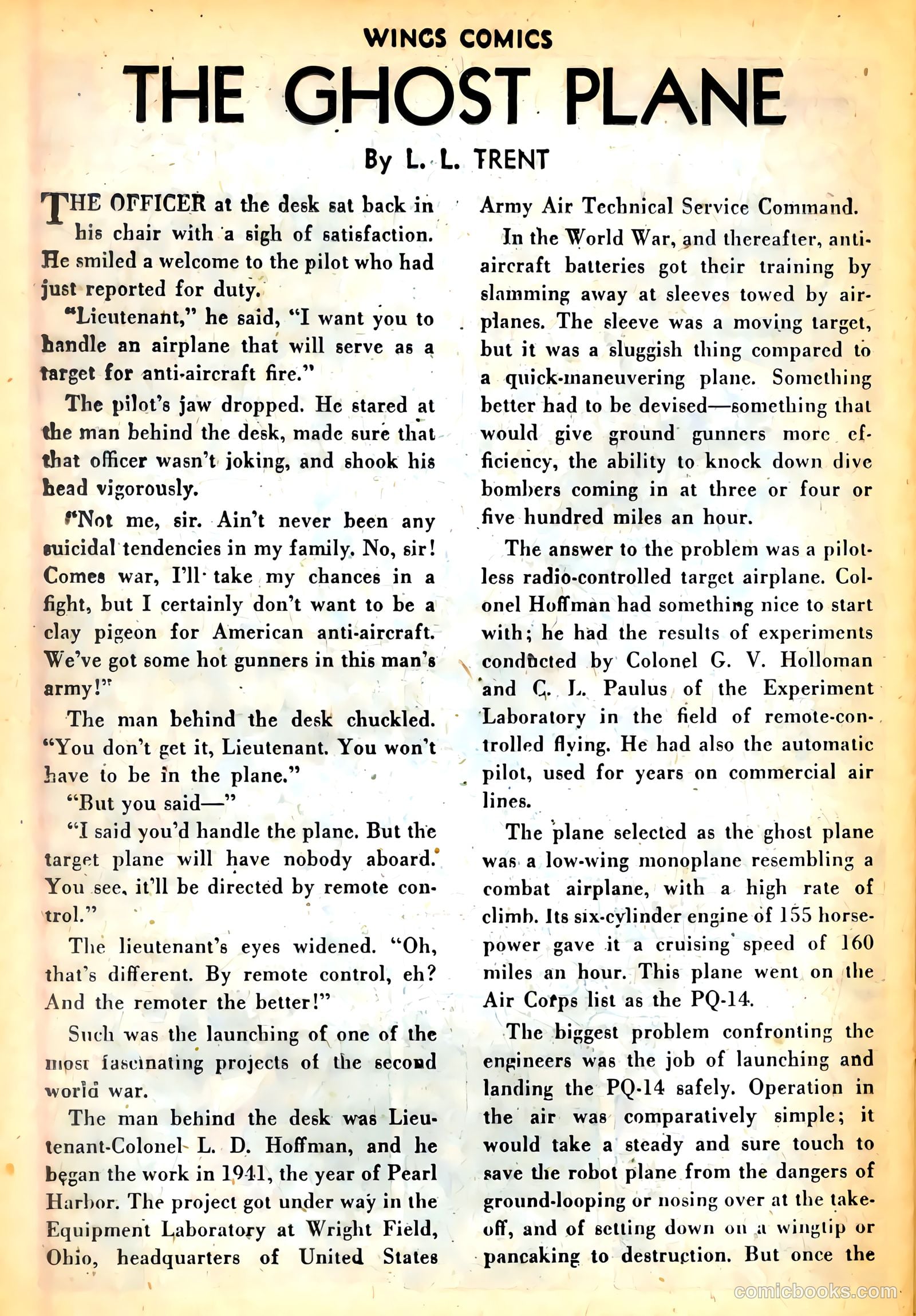 Wings Comics #67 (1946) — page 34 of 52