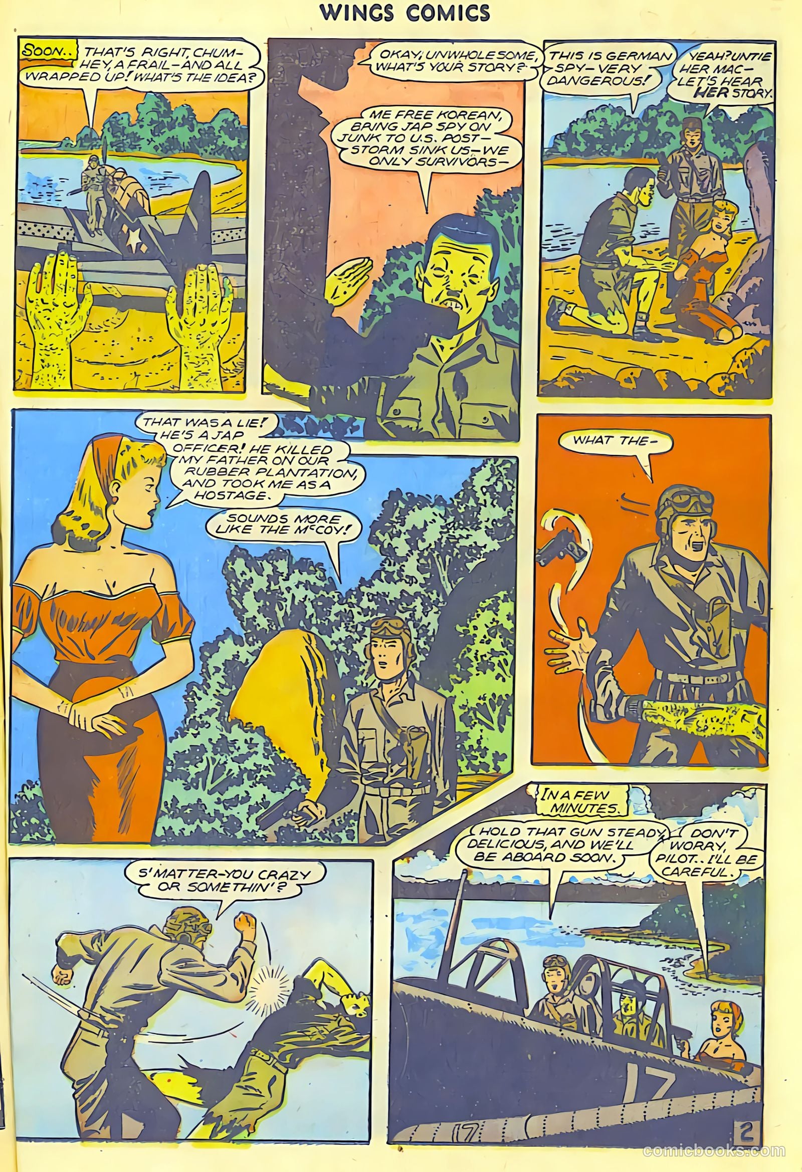 Wings Comics #67 (1946) — page 37 of 52