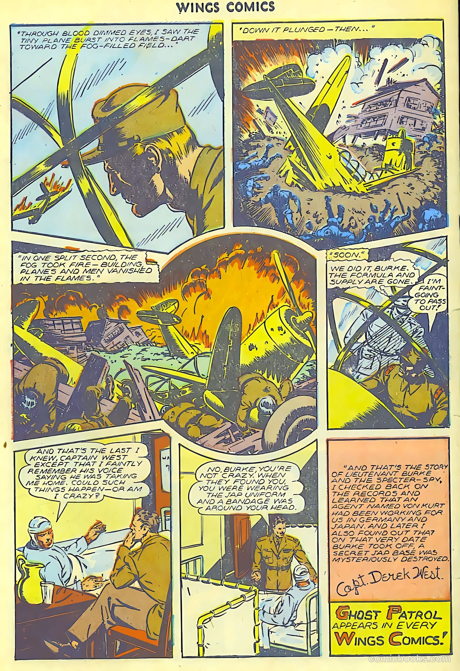 Wings Comics #67 (1946) — page 50 of 52